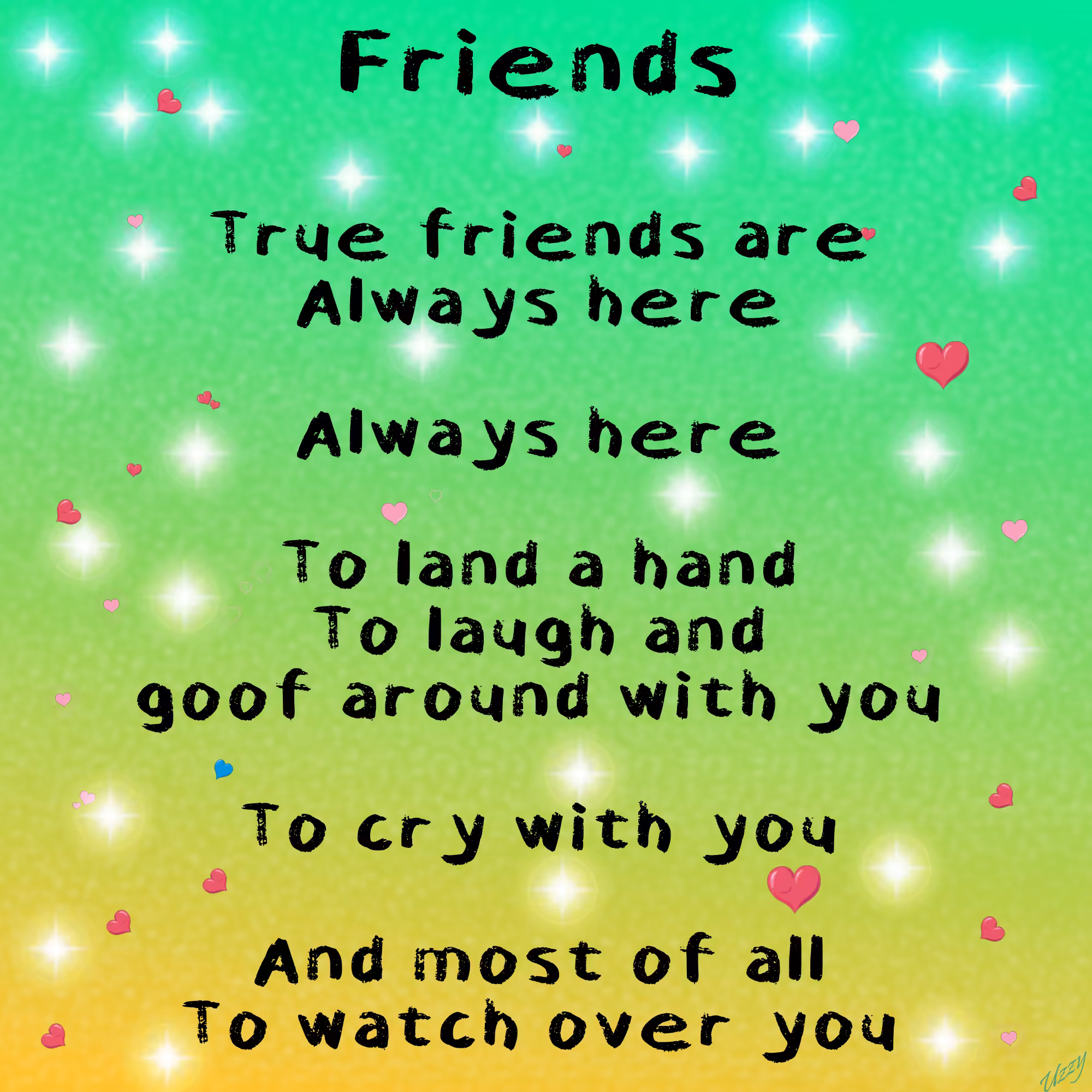 Friends - poem