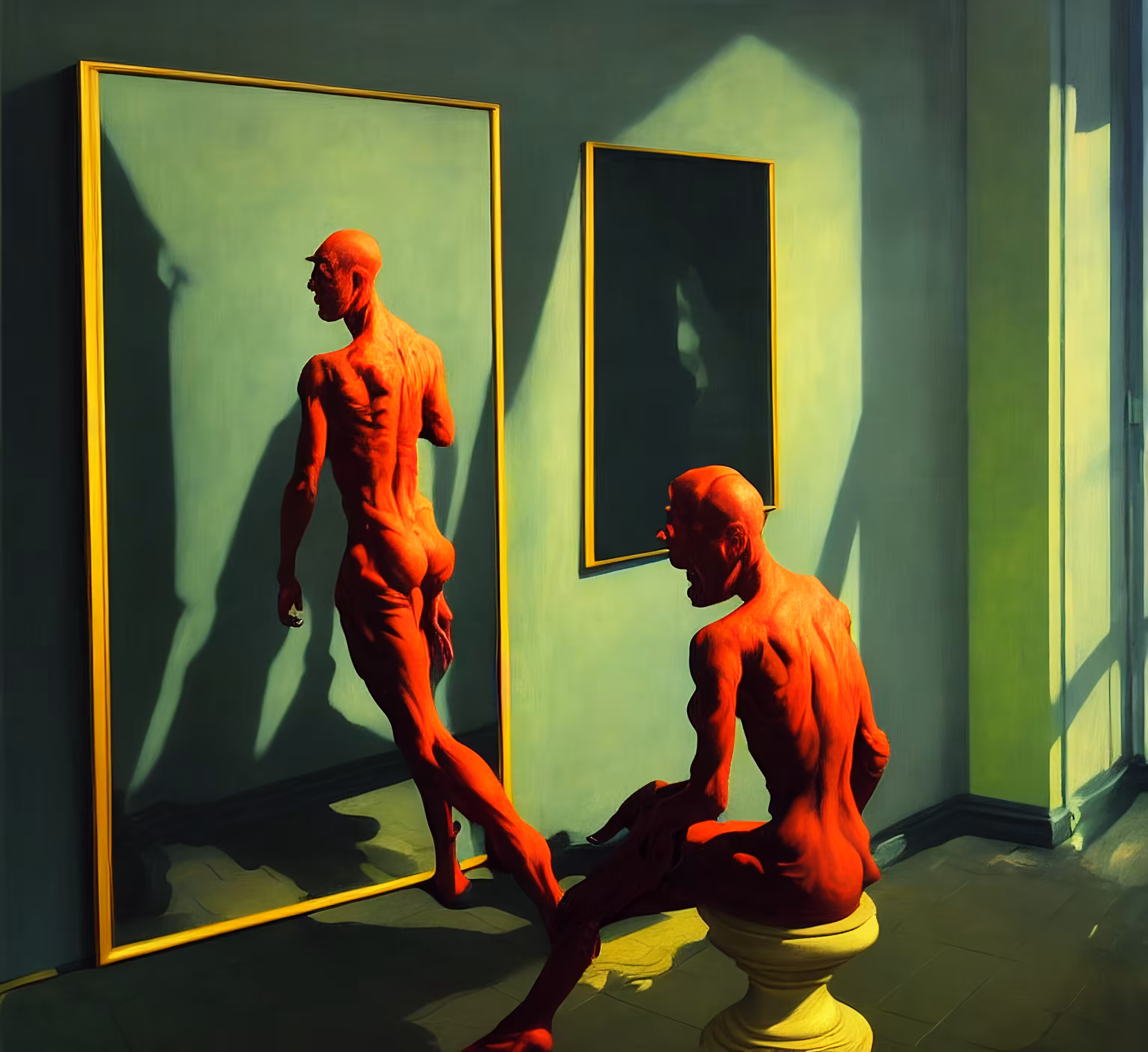 through reflection