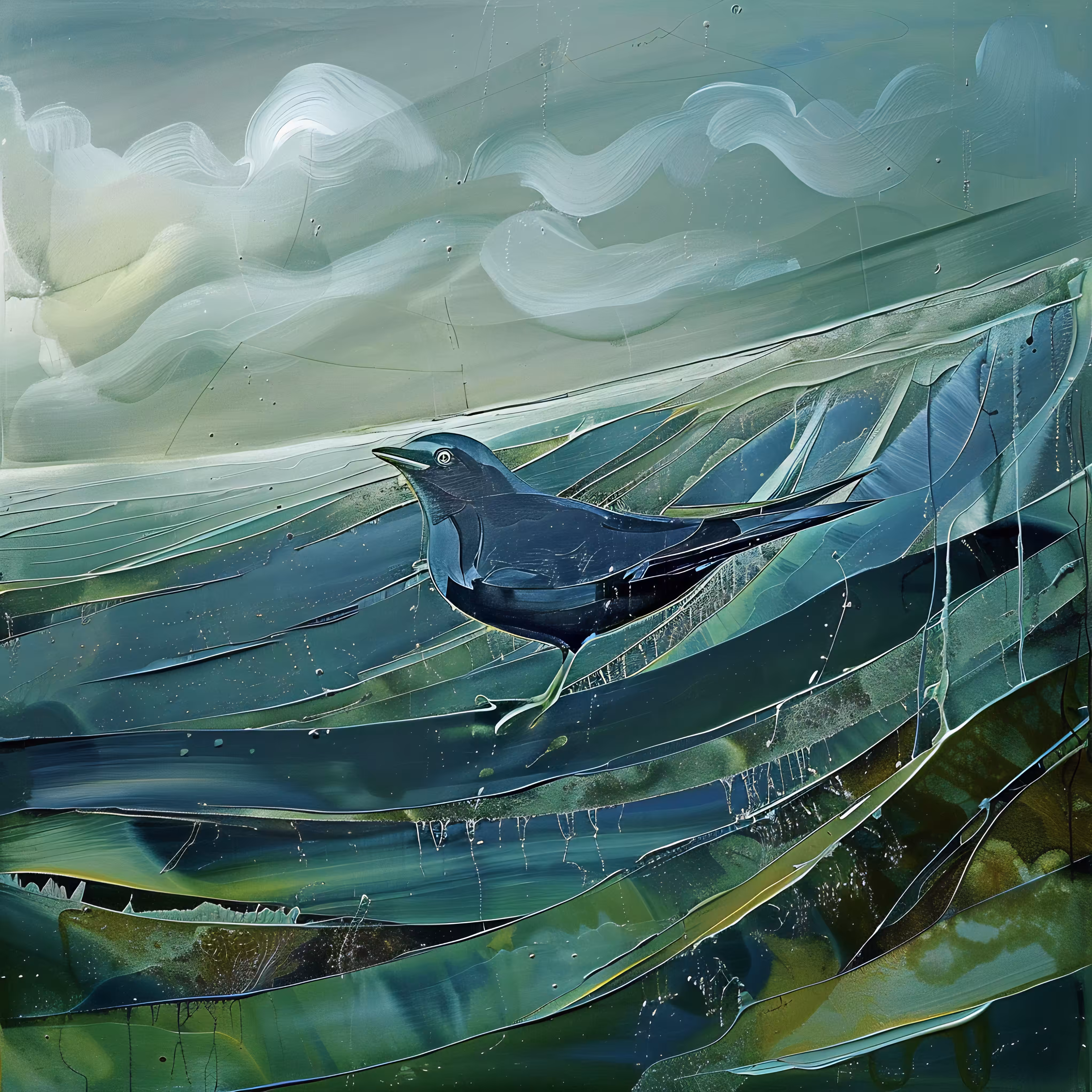 Corvid in the Sea