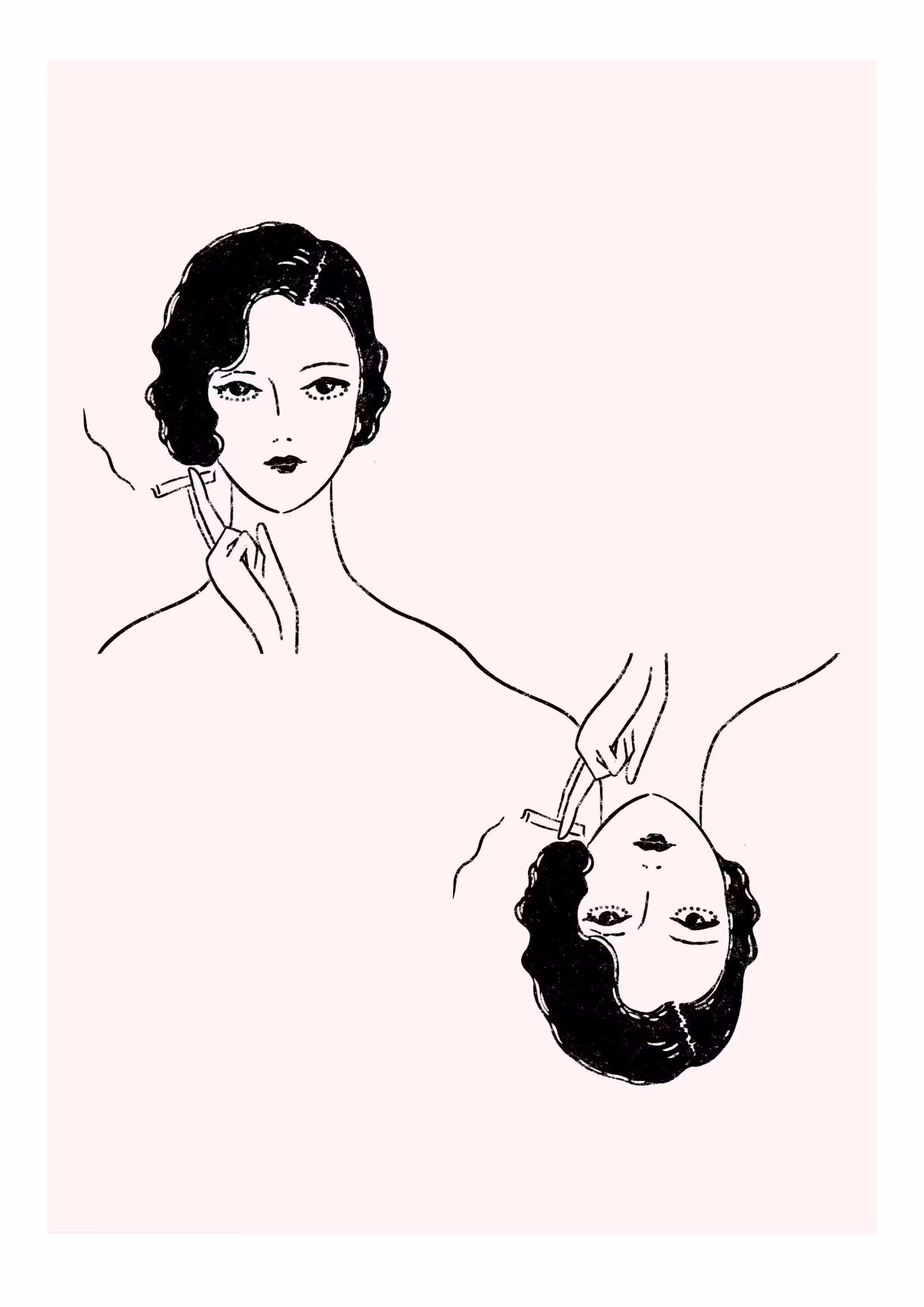 smoking away 
