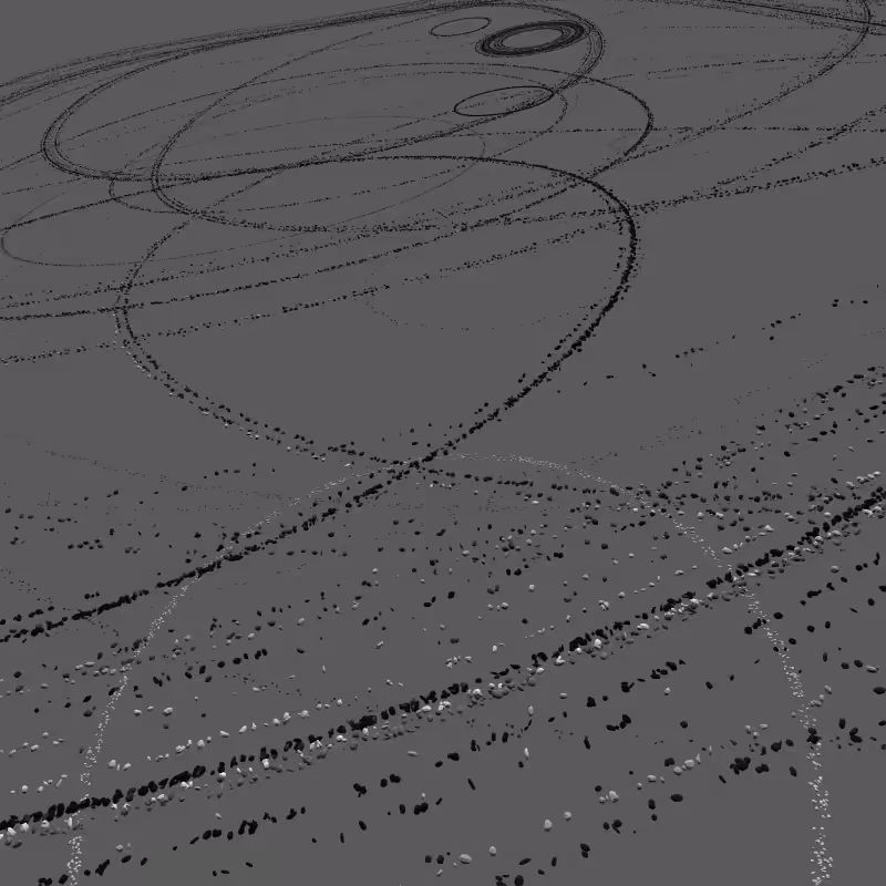 circle drops - 'the passenger' sketches #175