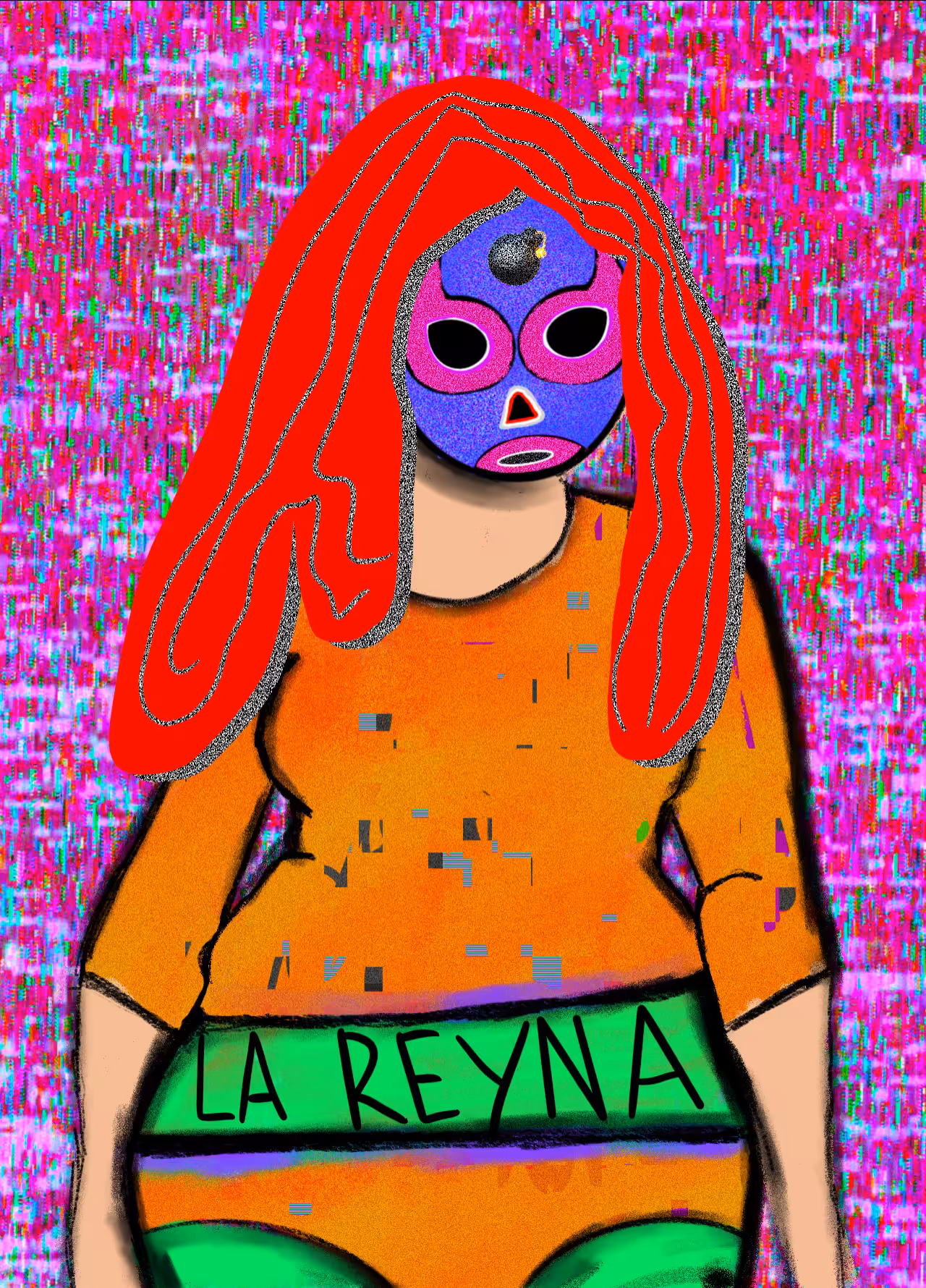 NFT luchadora #96