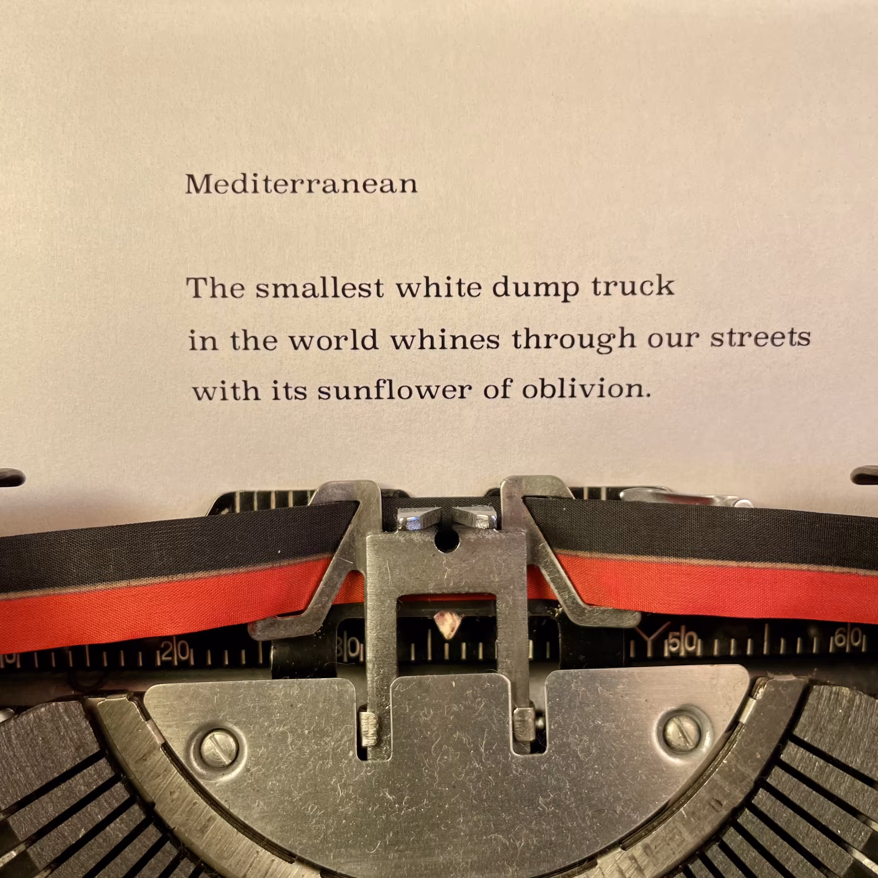 Love Poem Tercets: Mediterranean