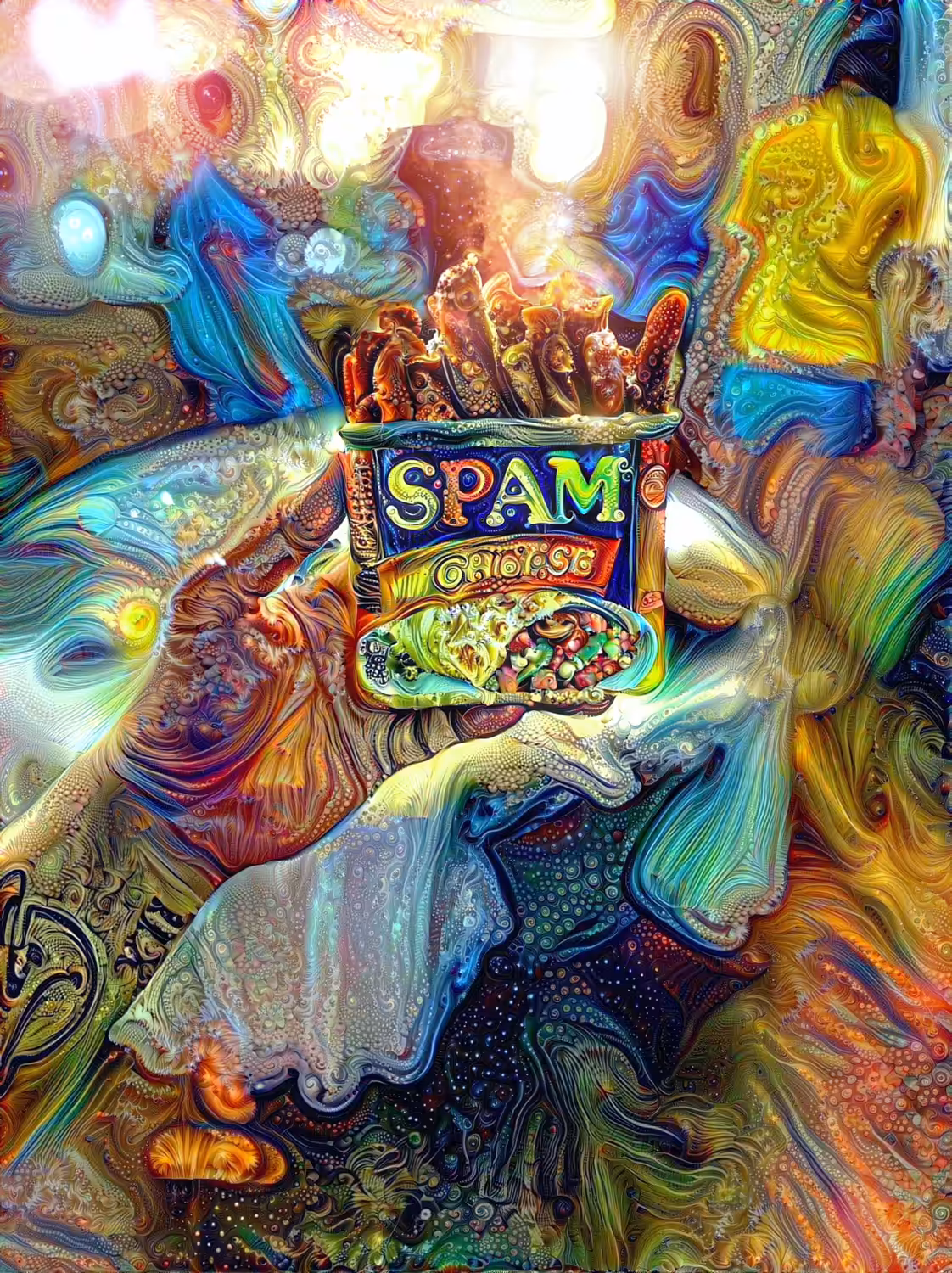 Pᔕychedelic Spam Fries
