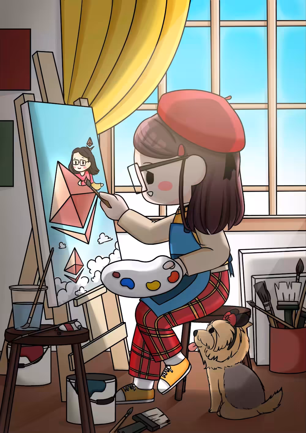 Happy Artist