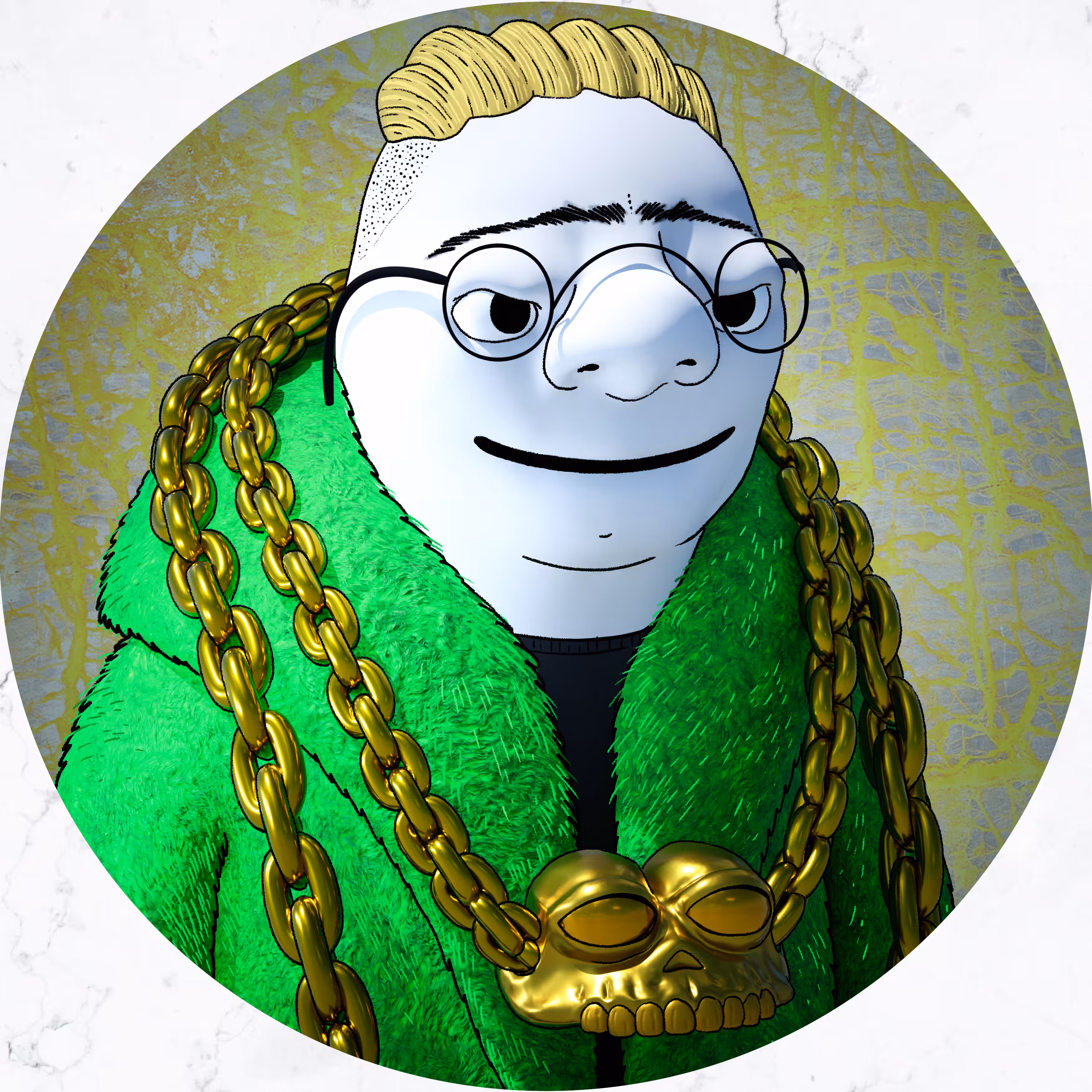 ZOOMER WOJAK SKULL