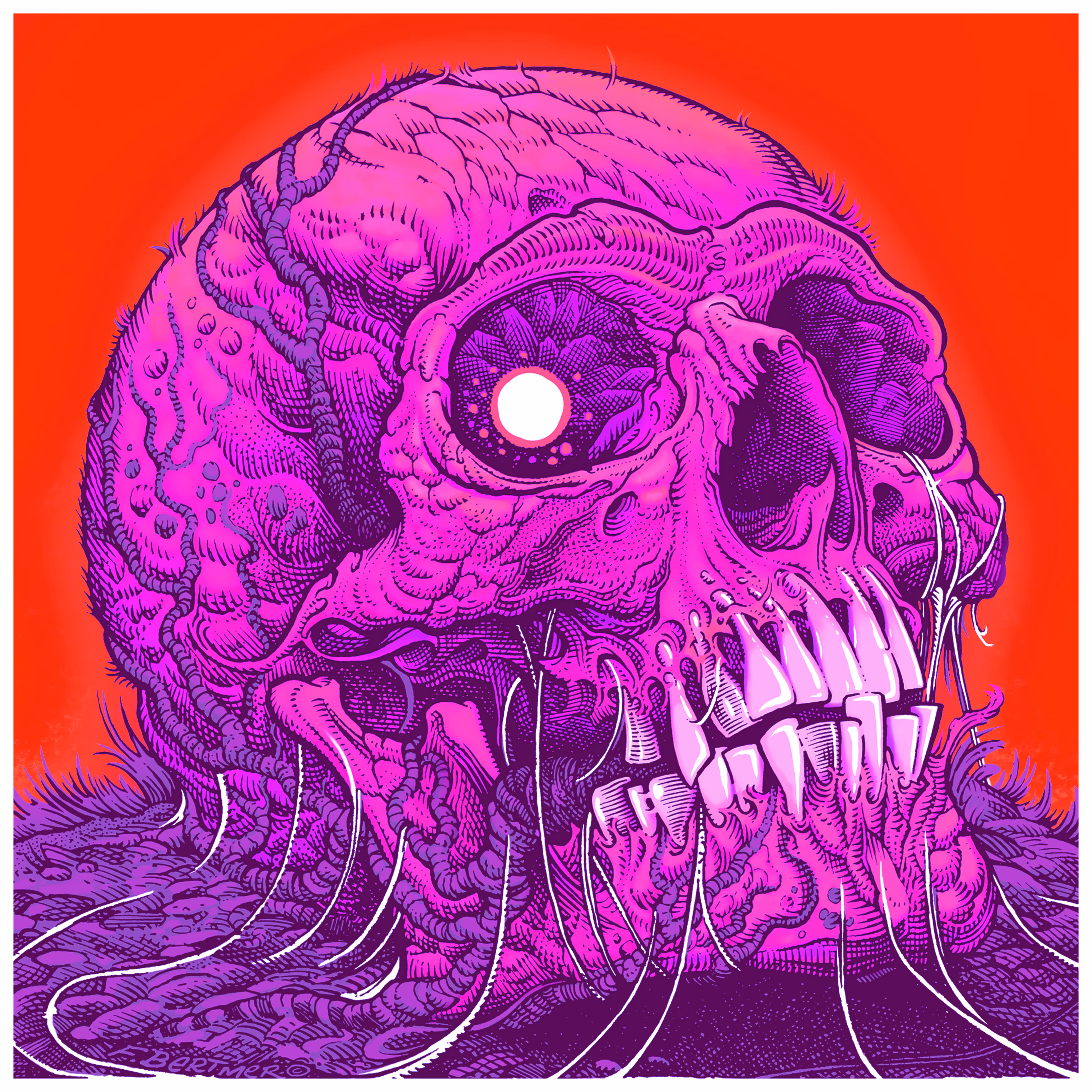 "Alcala" Skull 