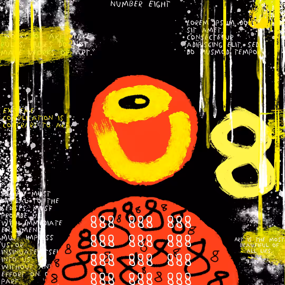 THIS IS A HANDMADE PFP - NUMBER EIGHT