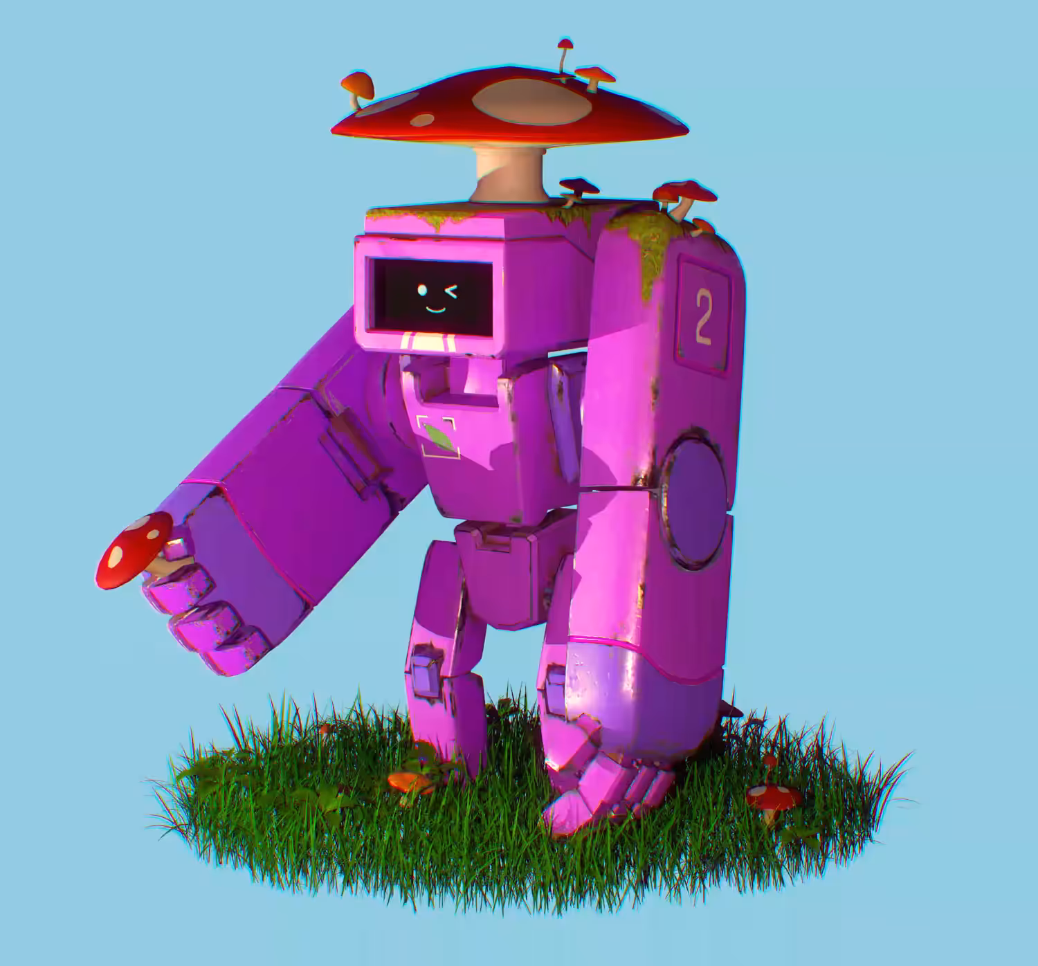 Elemental Mech 02 - MushroomTop