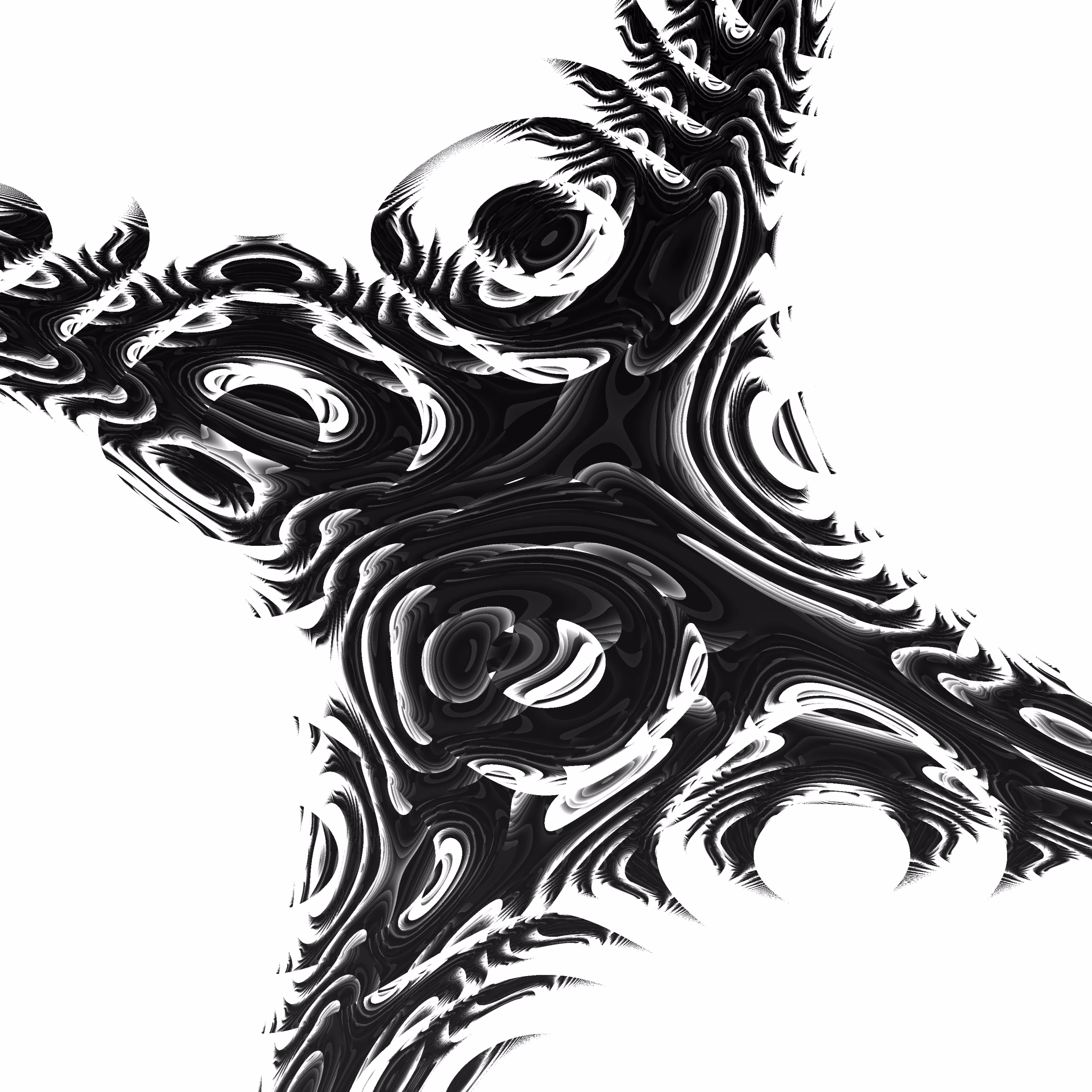 Internal dragon. Wooden creature