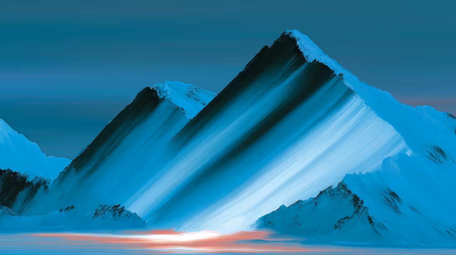 snowy mountain