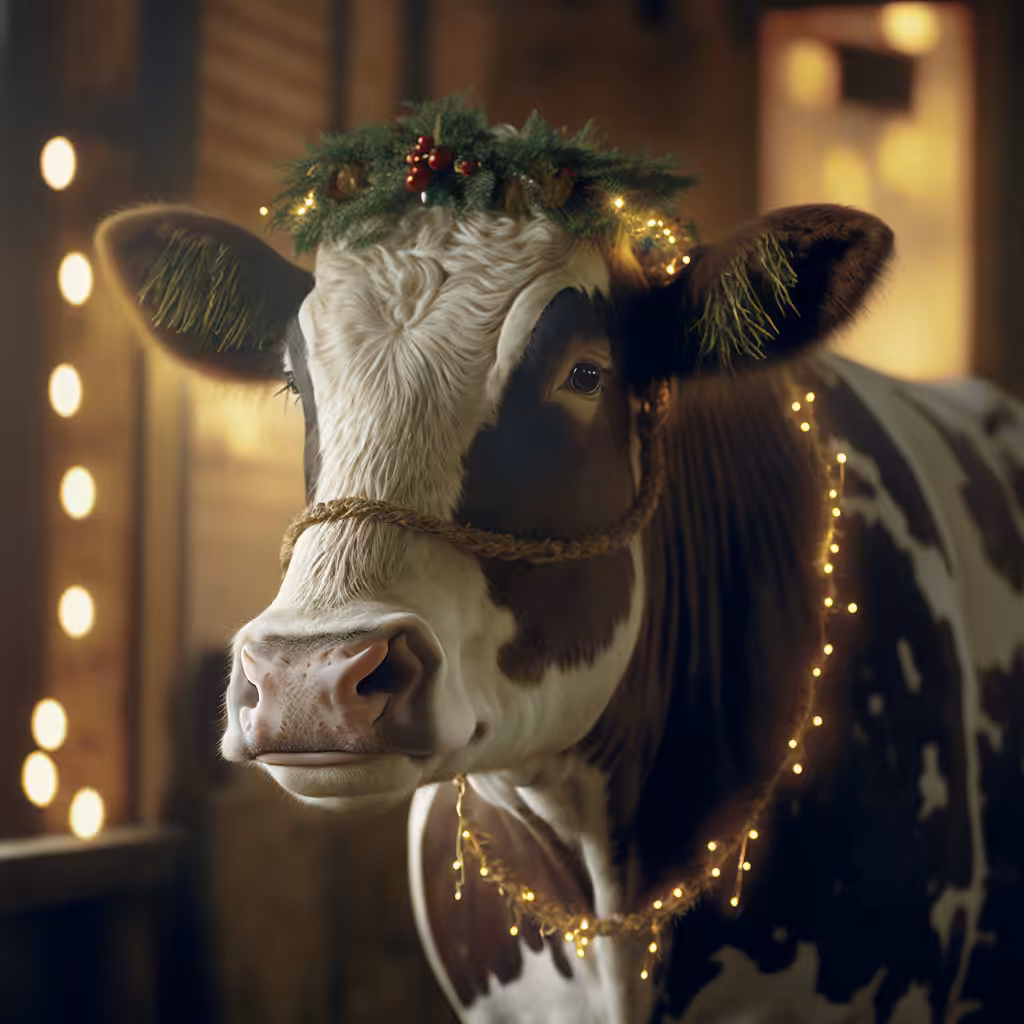 Grateful Cow