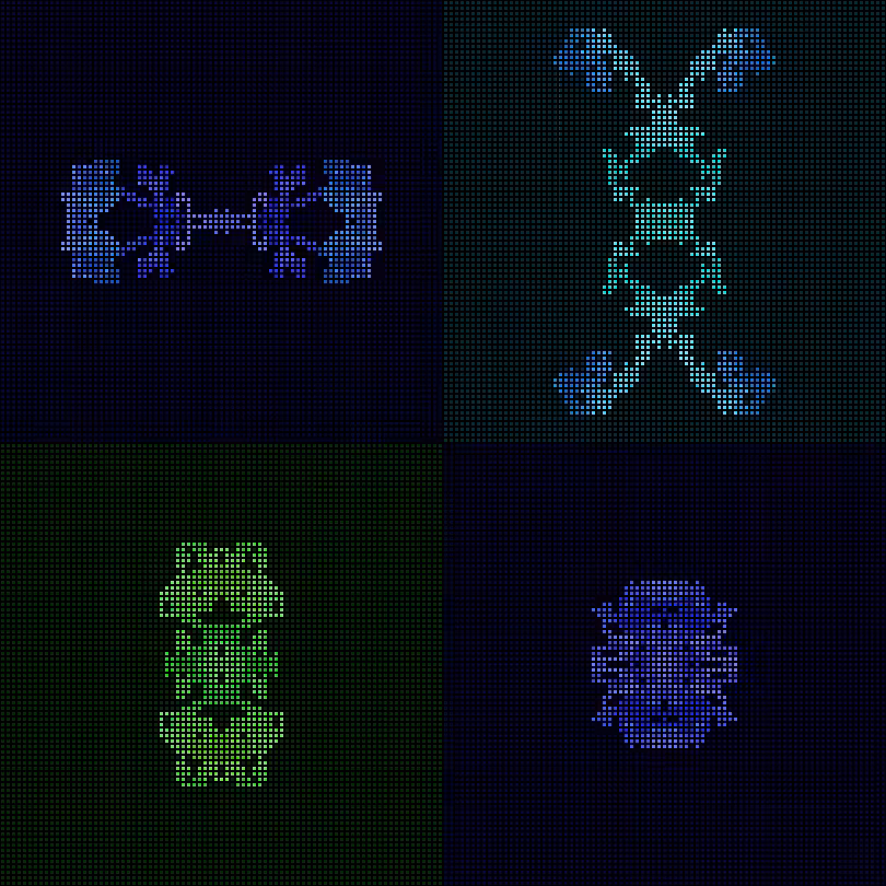 Dither Creatures 2x2 #50