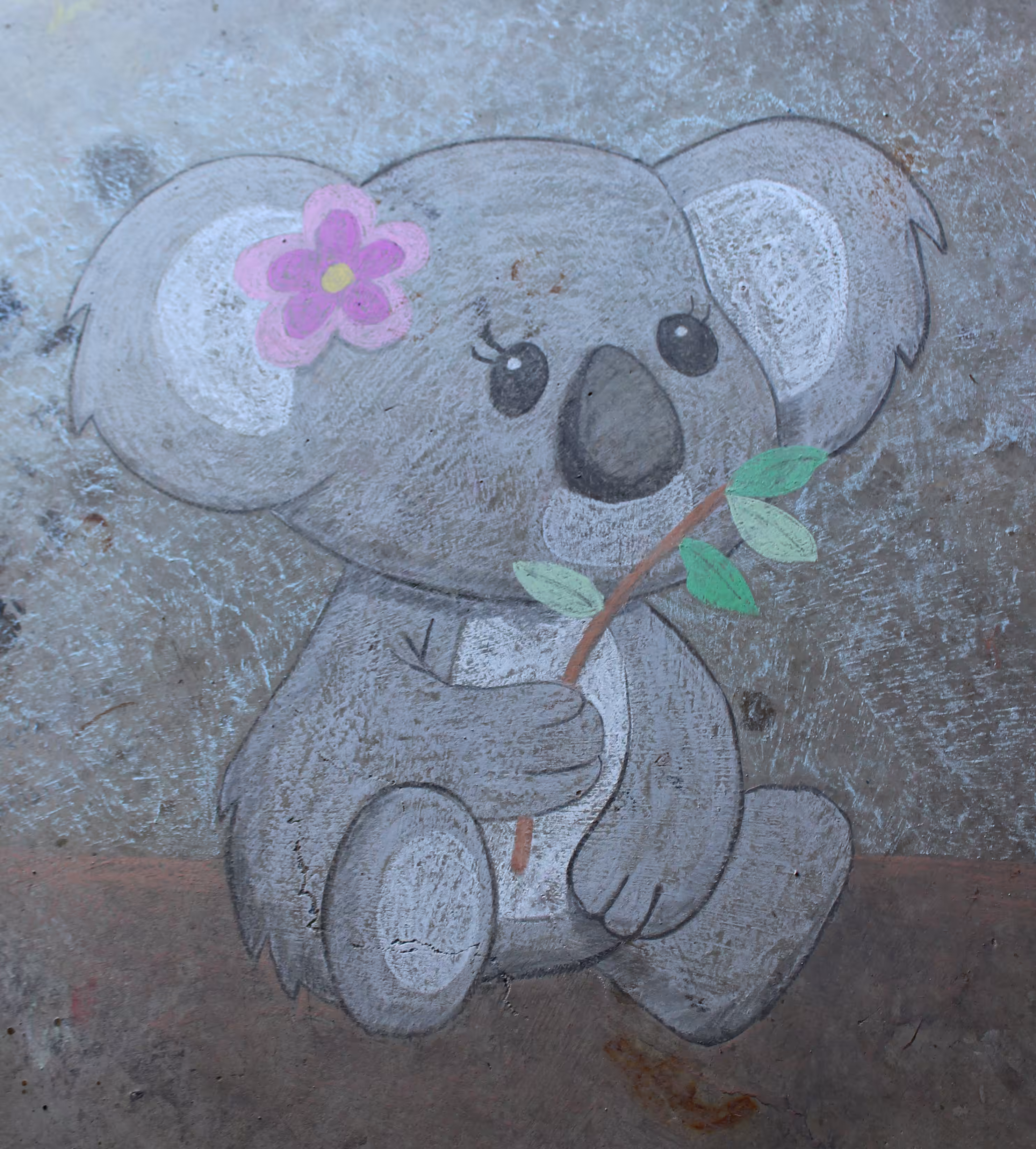 Chalk Series - Cute Koala