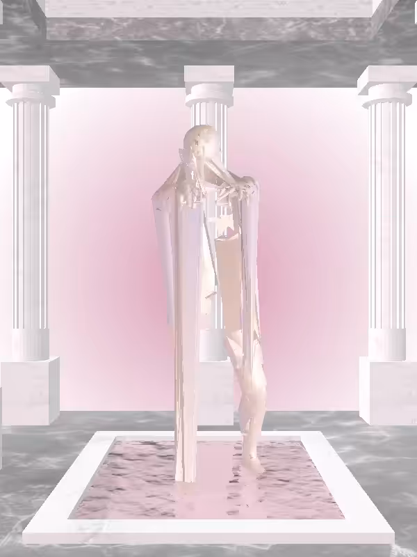 HeavenComputer: The Undying Peach Halo Woman #6470