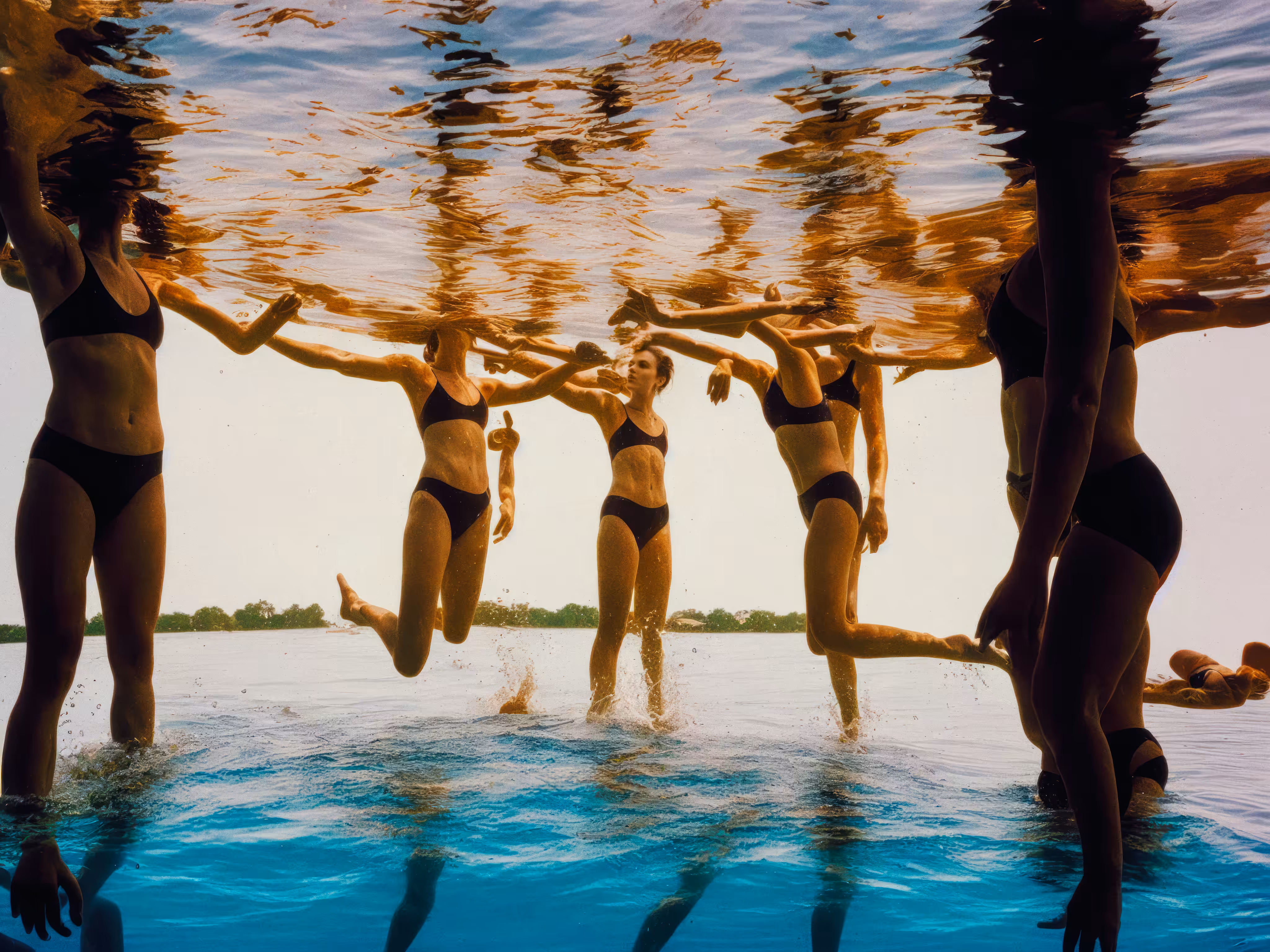 Synchronized Swimmers No. 3