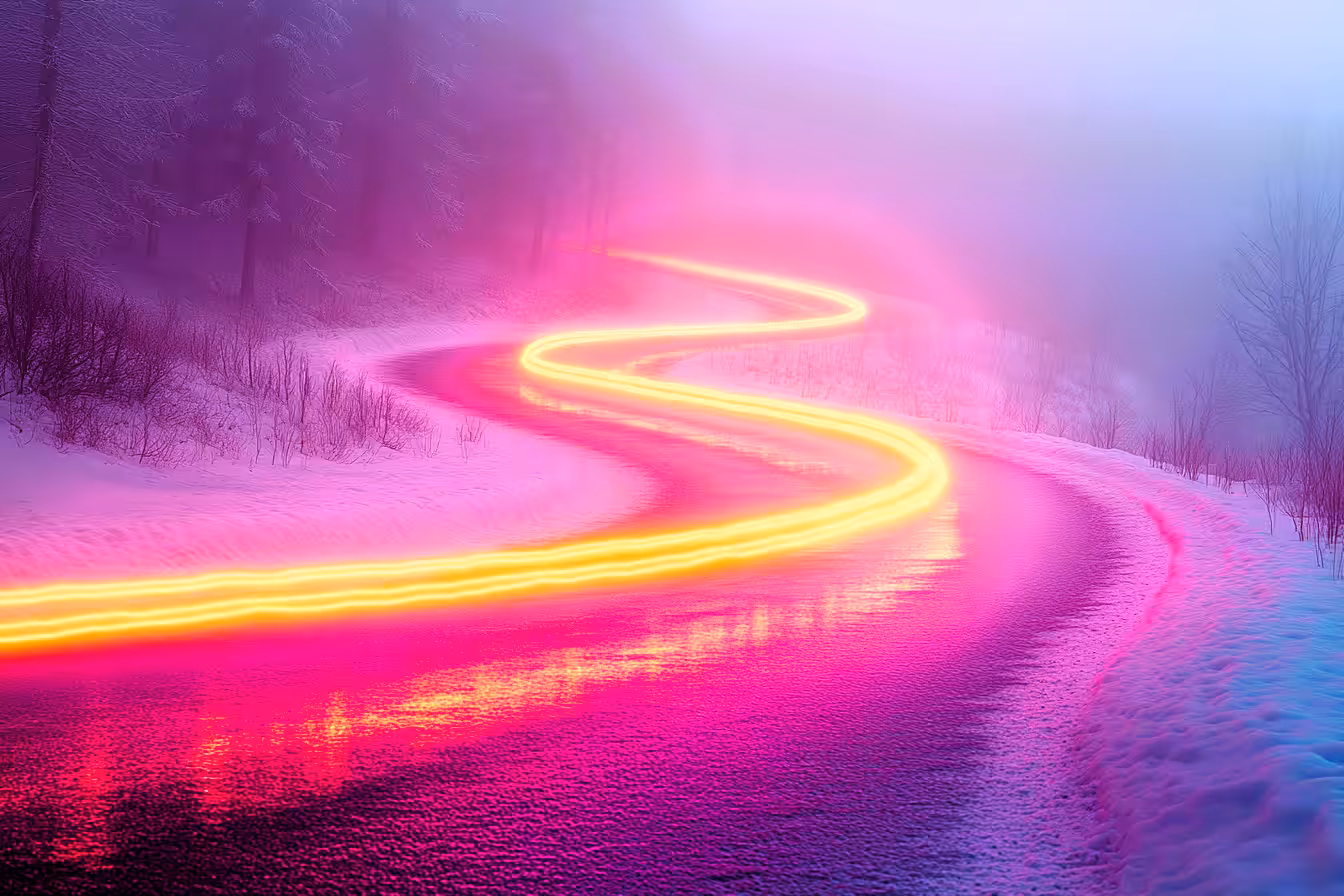 Pink road