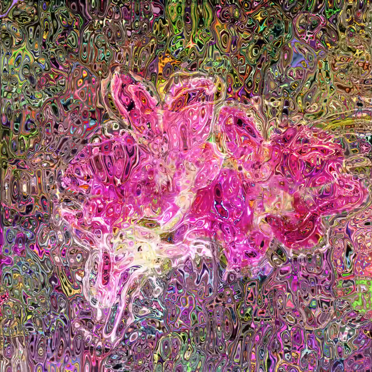 Flower Distortion: orchid Flower Distortion #1