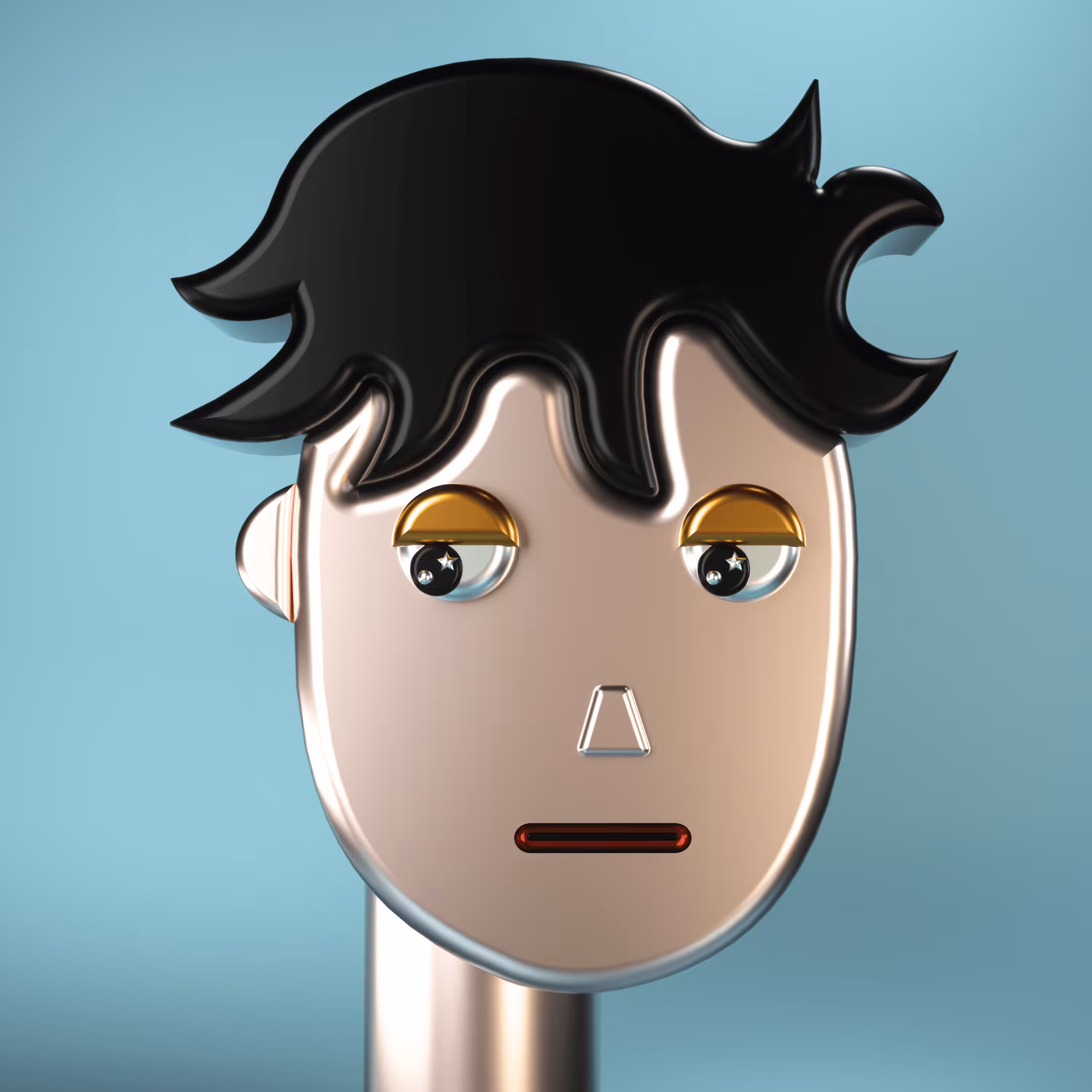 3D Chrome Punk #0541