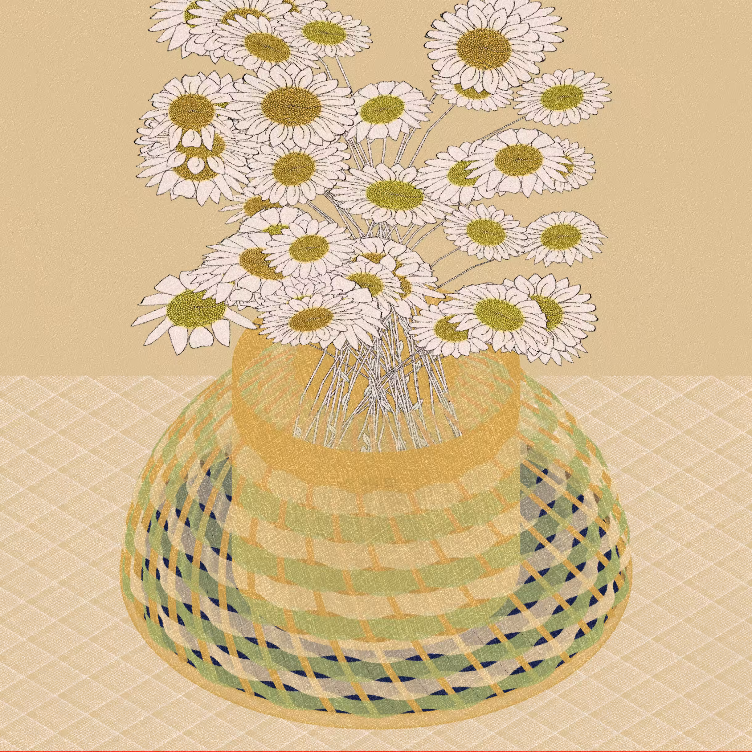 Vases and Daisies #63
