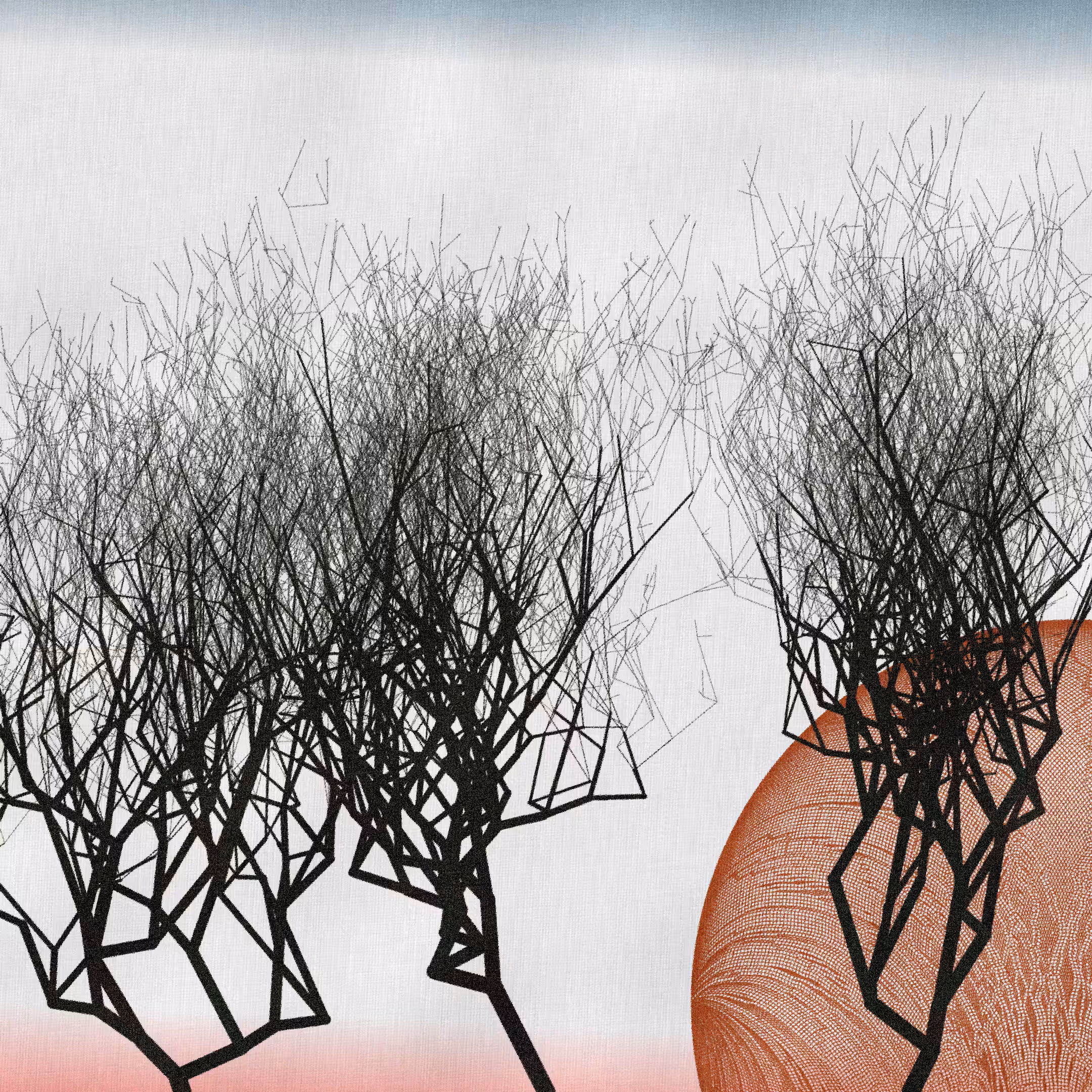 Three dead trees on earth #240