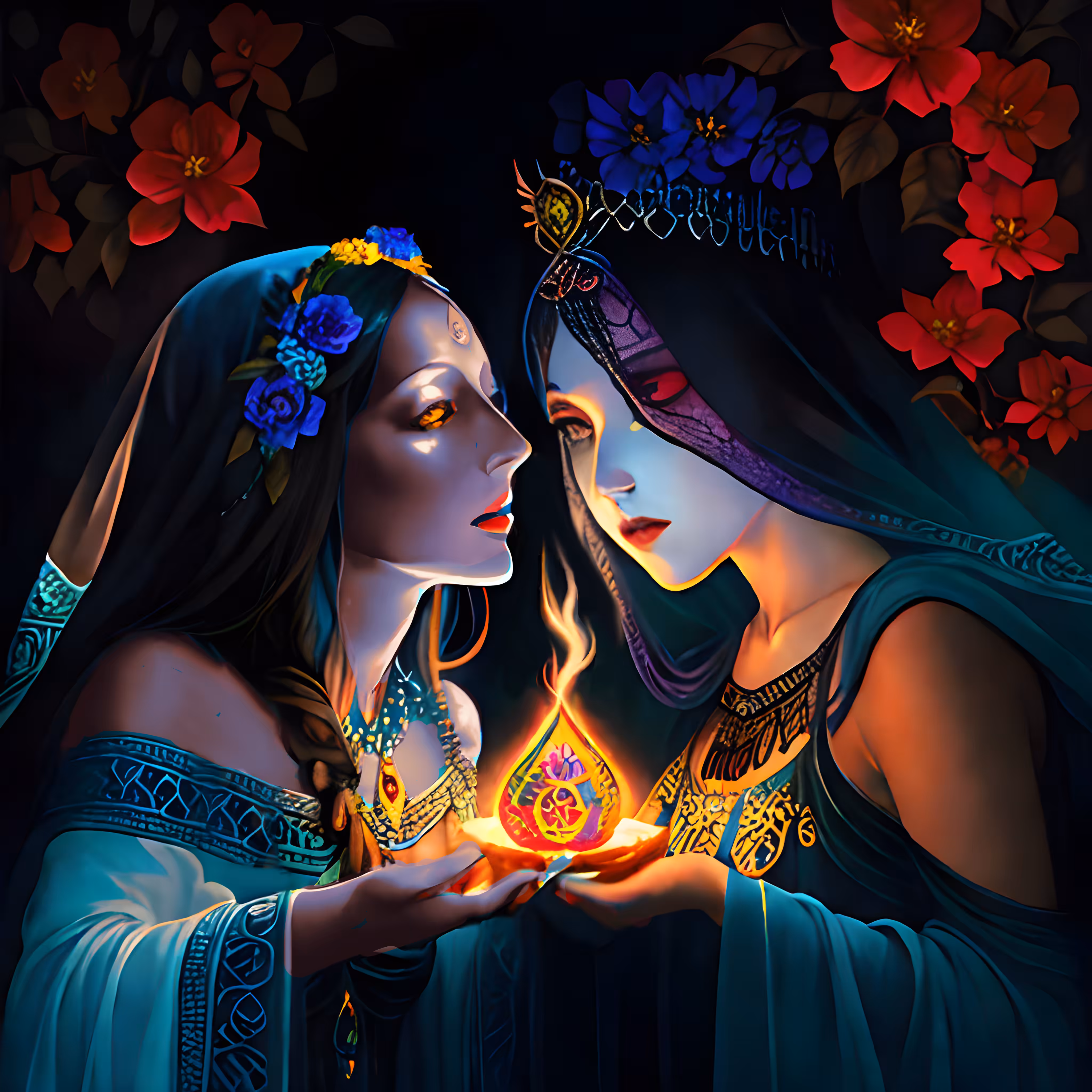 "Glowing Whispers"