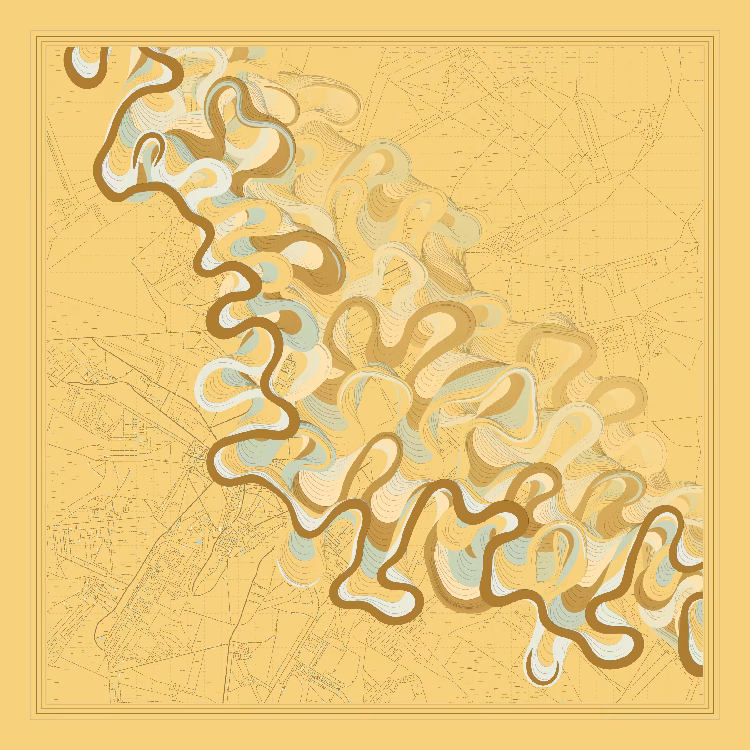Ancient Courses of Fictional Rivers #610