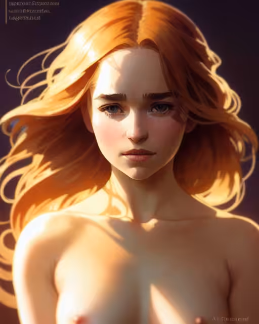Portrait of Golden girl