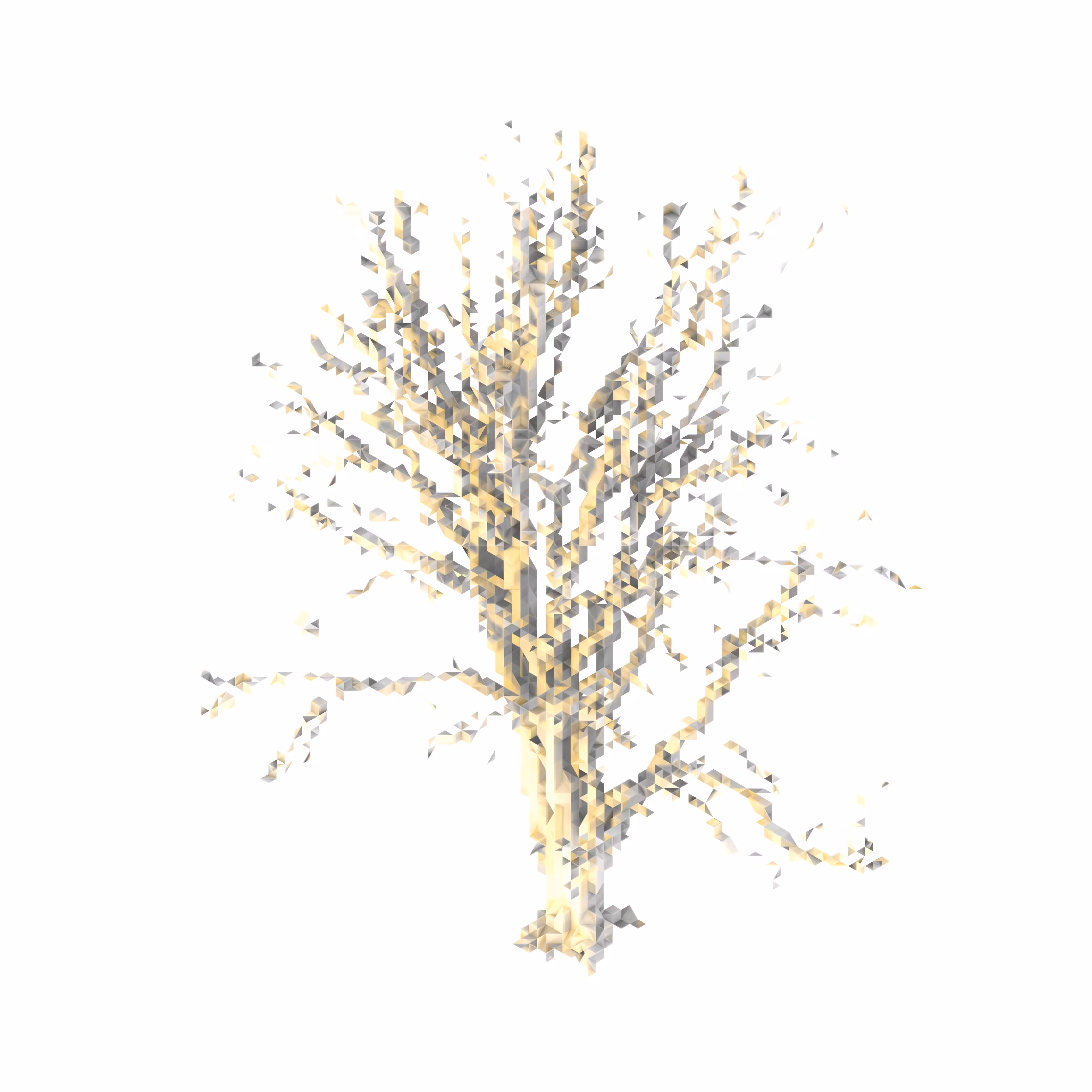 🌳 a tree floating in precision, frame 246