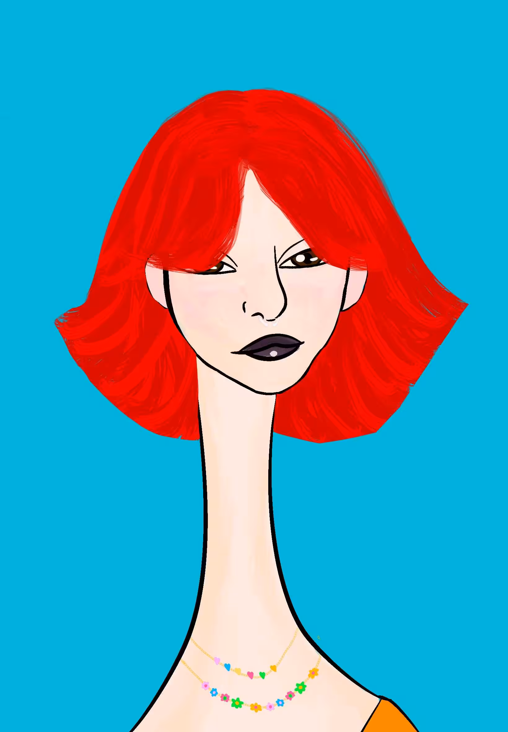 Long Neckie Ladies: Long Neckie Lady #2086