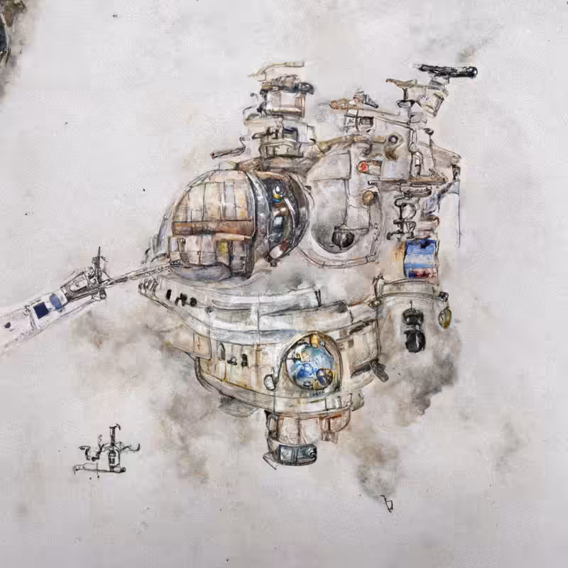 Utopian Space Castles #7