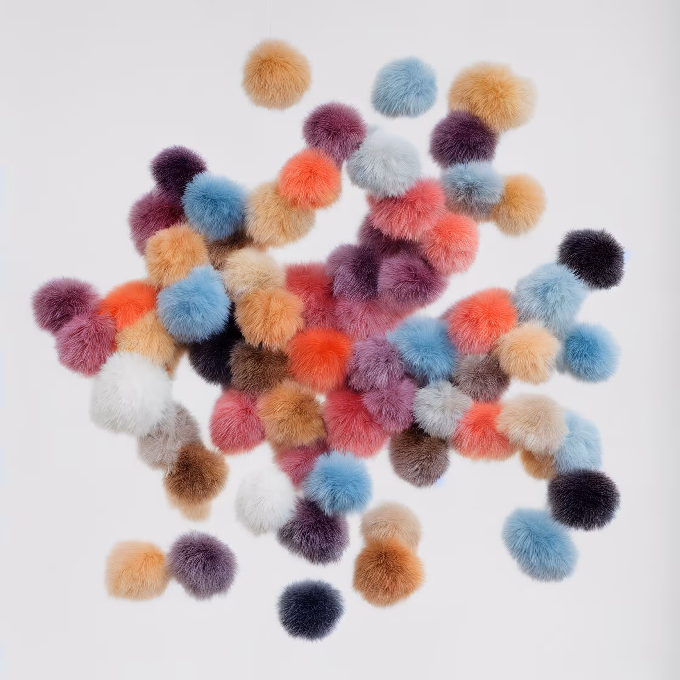 Fluffy Mesh Painting 004