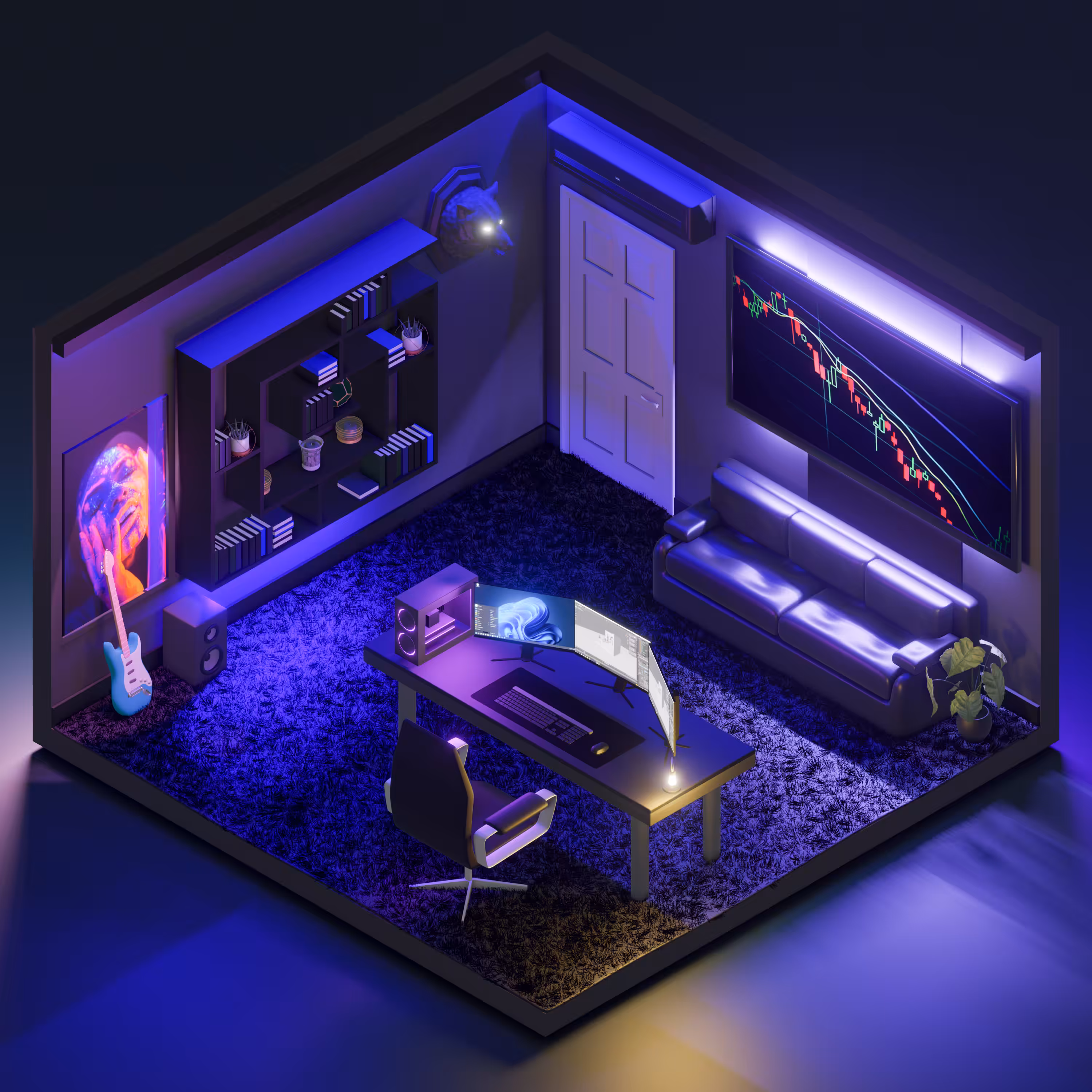 Tiny Crypto Room