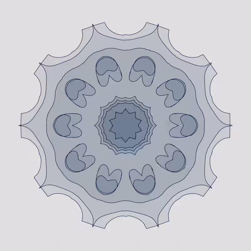 Handdrawn Kaleido #16