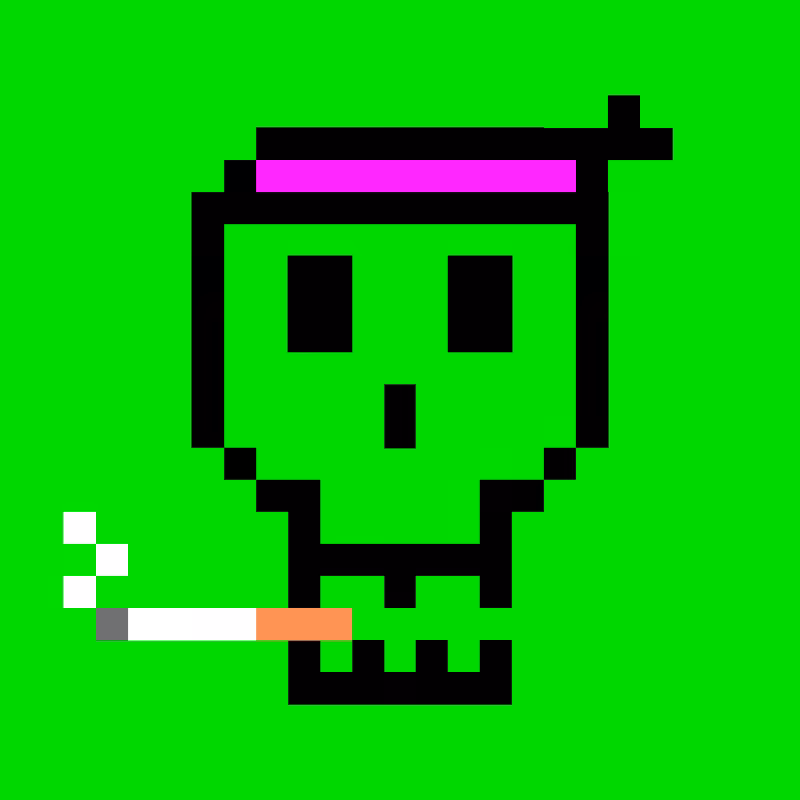 Pixel skull #5