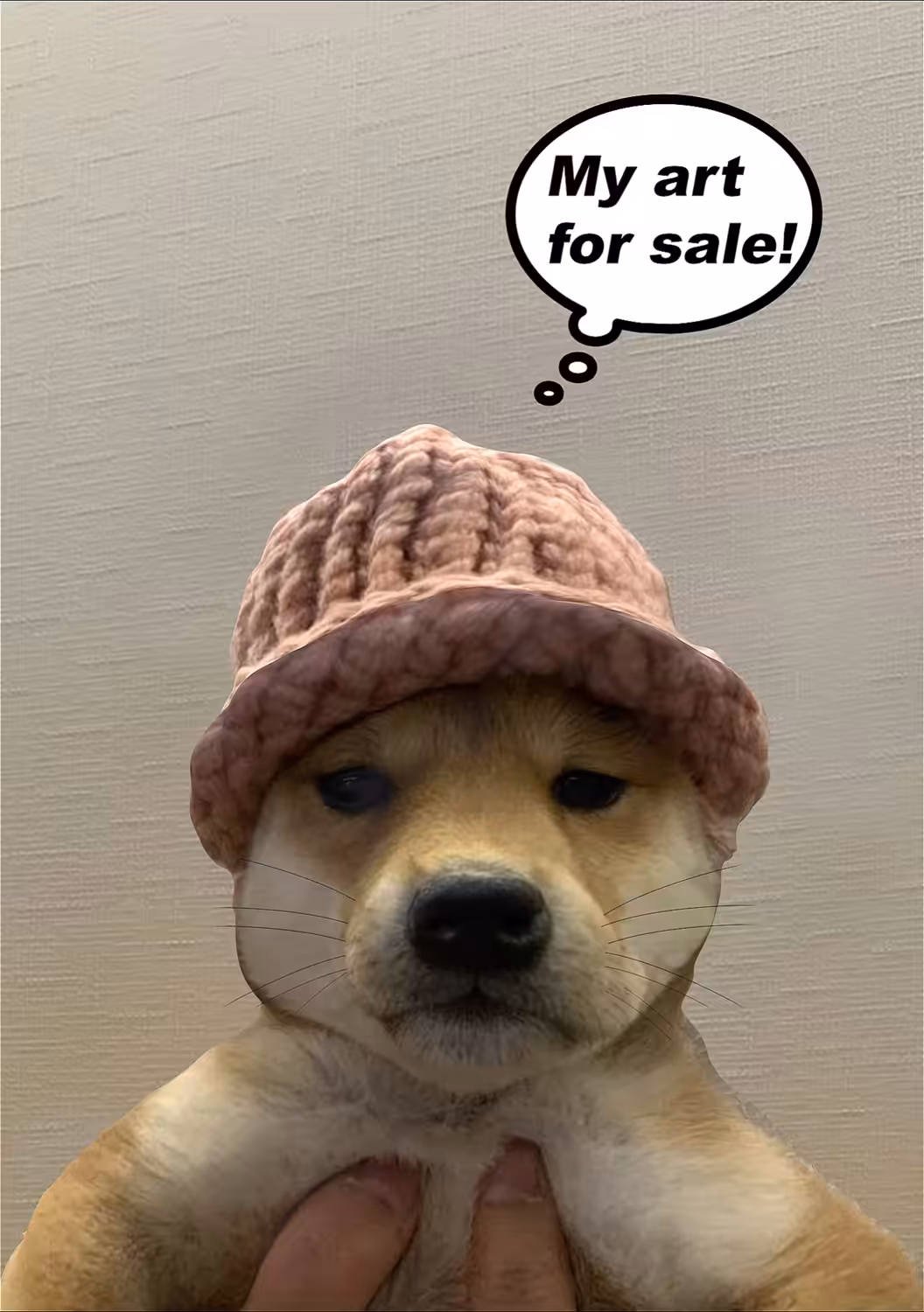 Achi, the dog wif hat - In a dream auction! 