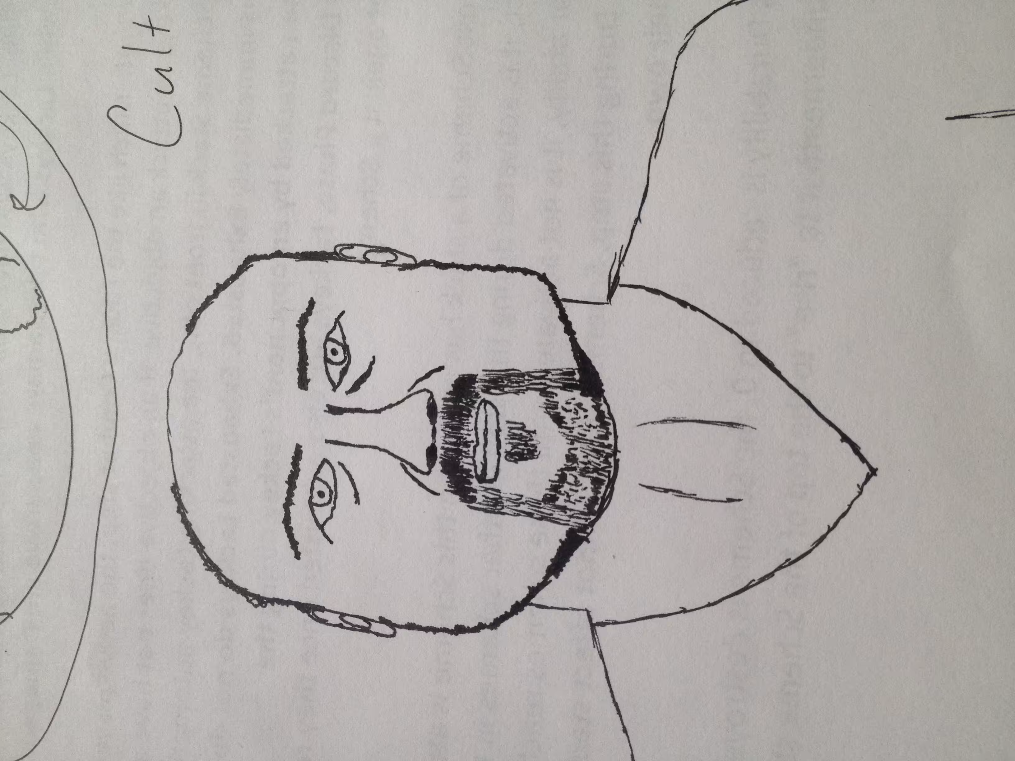 Stefan Molyneux, Portrait, Ink