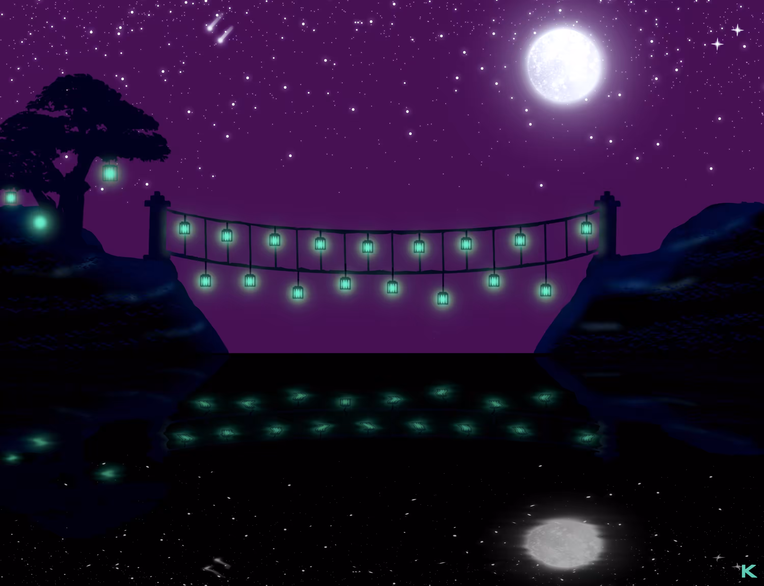 Illuminated Bridge