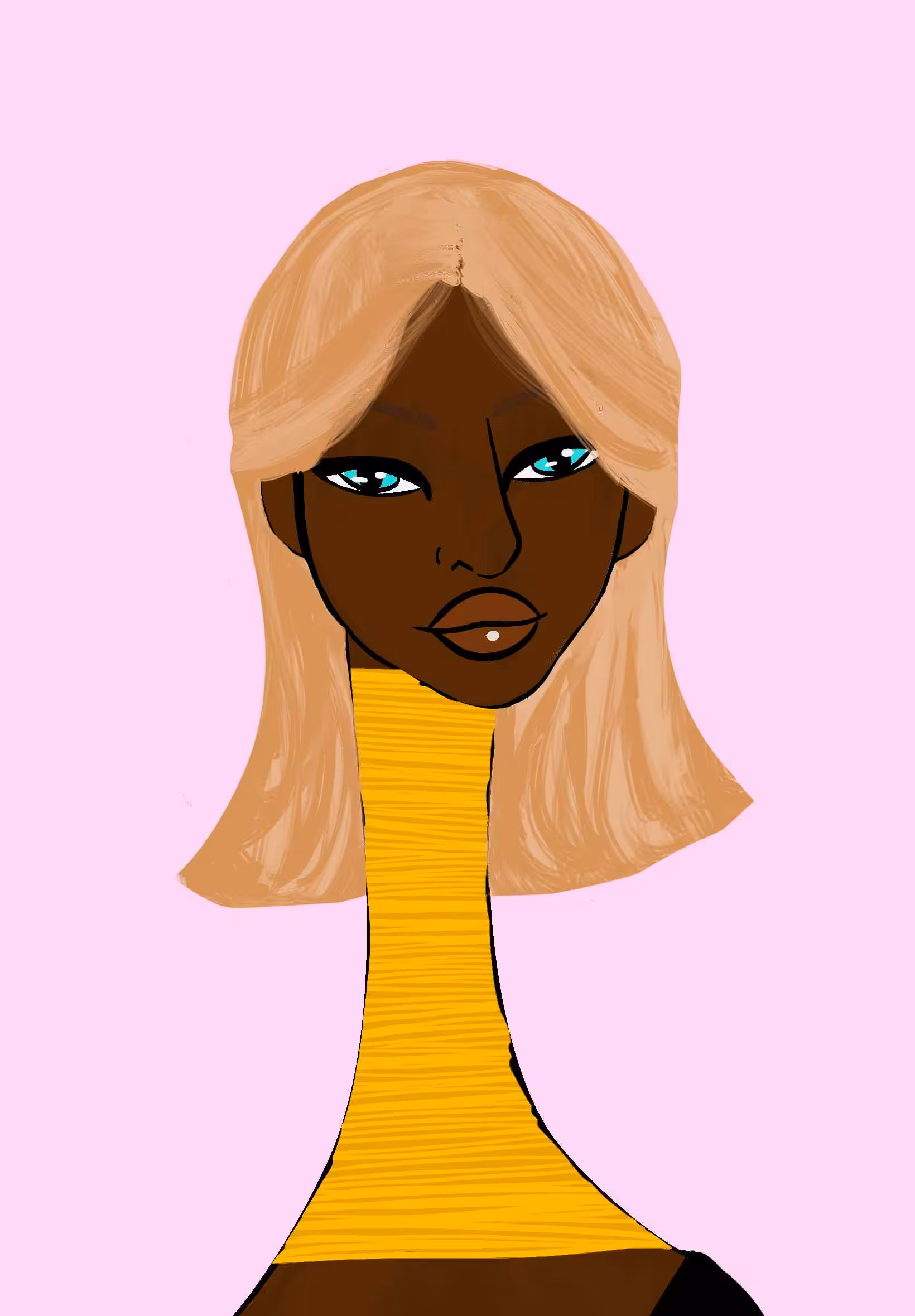 Long Neckie Ladies: Long Neckie Lady #1273