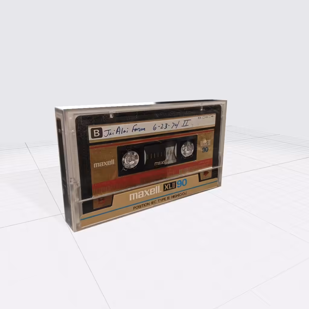 1967-05-05 AND 1974-06-23 SET 2 Jai-Alai Fronton MIAMI, FL DUAL SHOW TAPE RARE