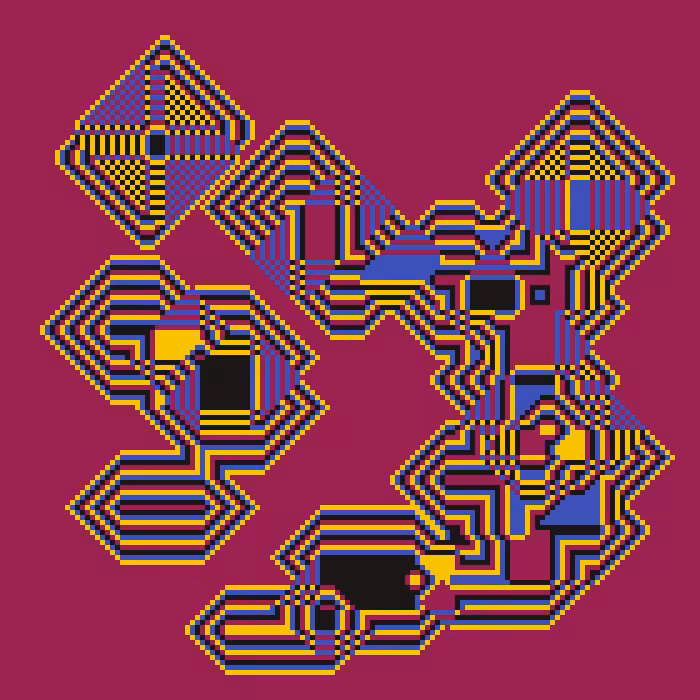Superimposed Octagonal Pyramids #30
