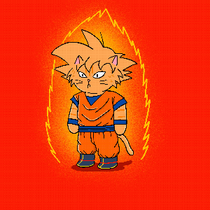 cat cute: Cat Goku