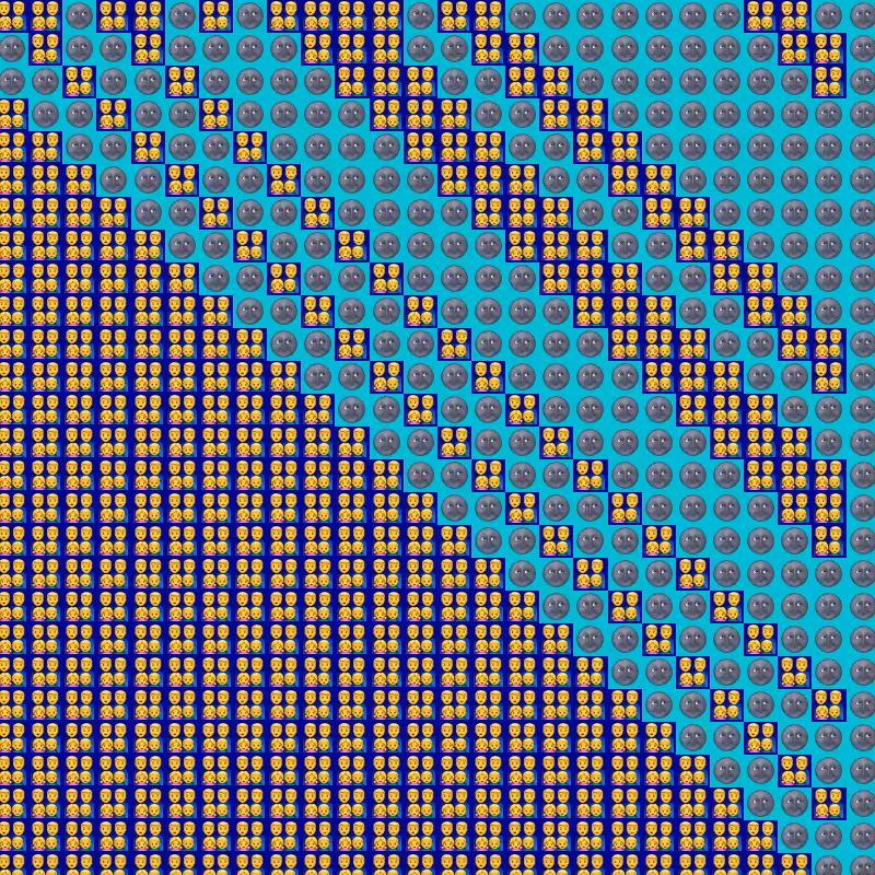 Elementary Cellular Emoji Automata #943