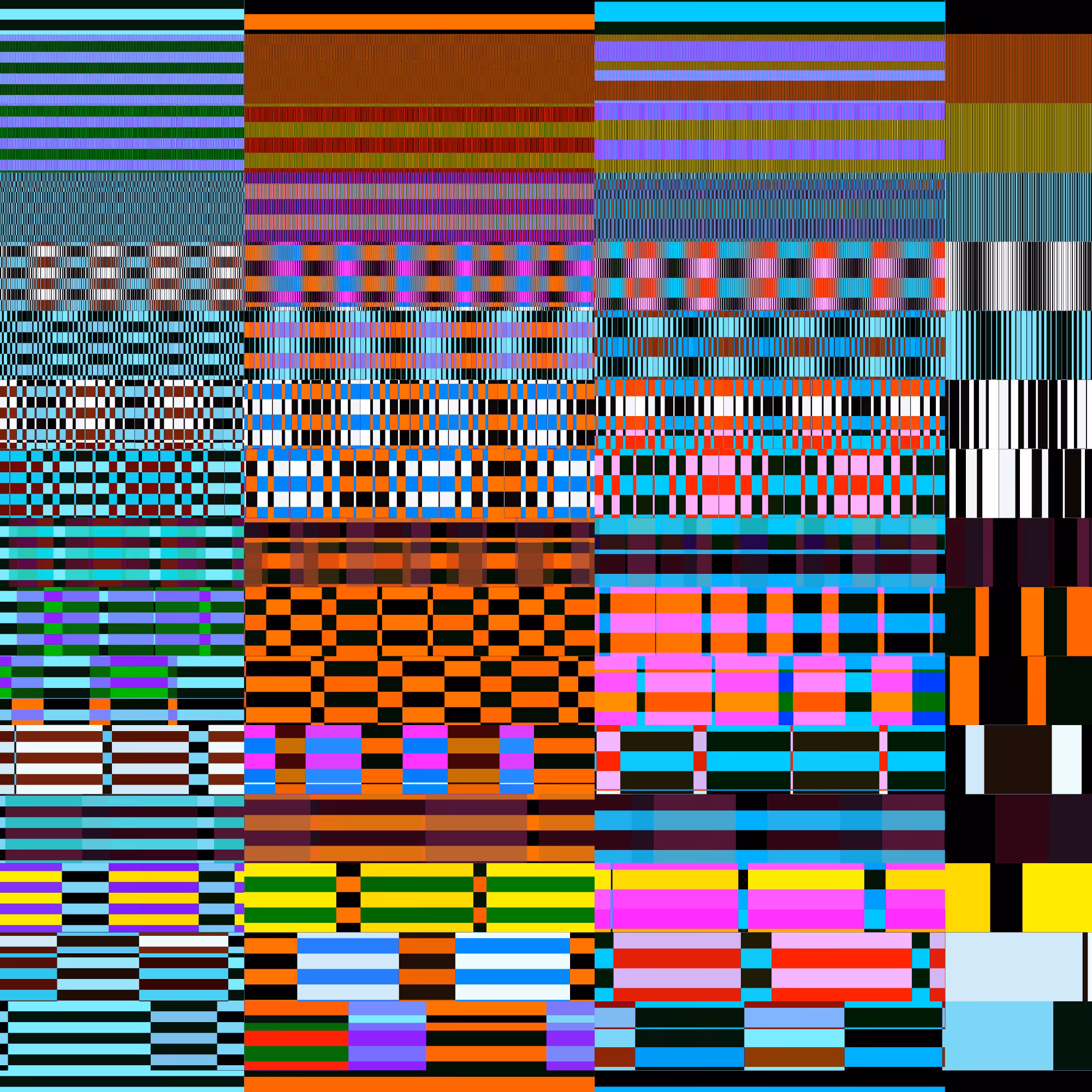 Glitchometry Stripes #37