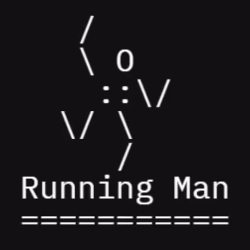    /
   \ O
    ::\/...