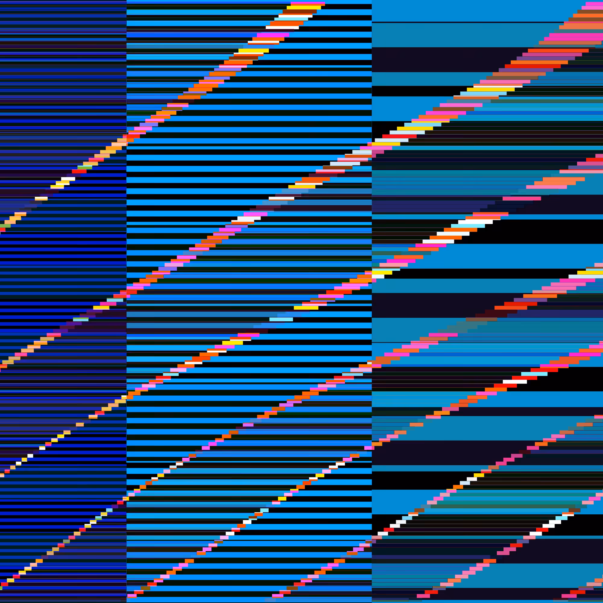 Glitchometry Stripes #55