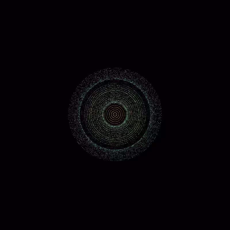 Circle within a circle of circles #2