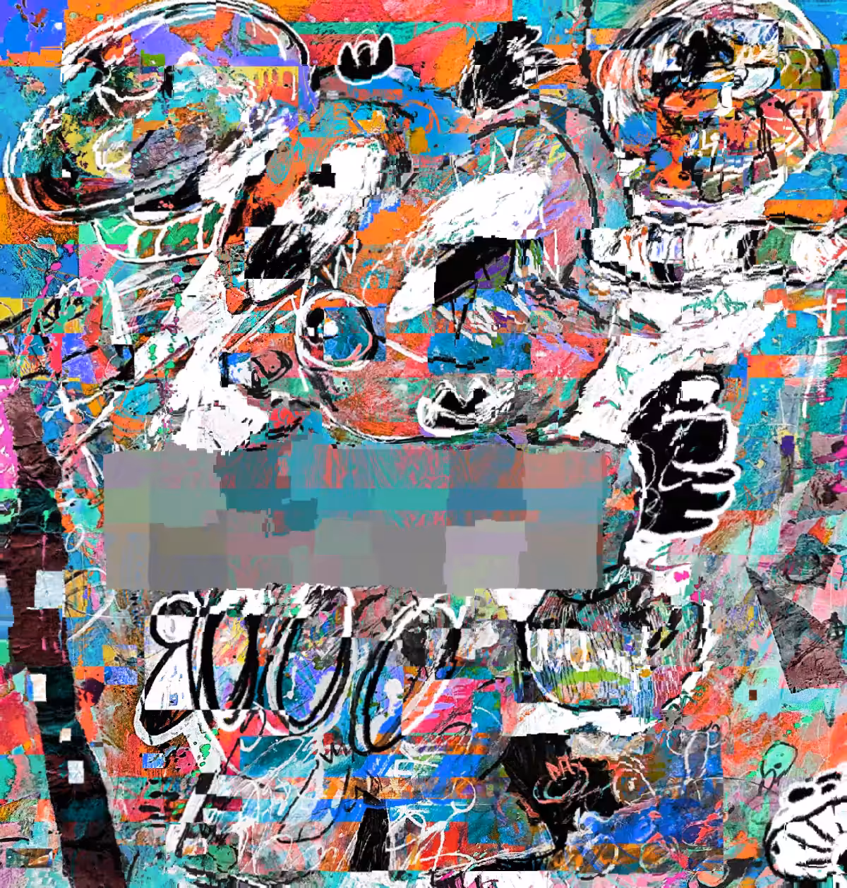 ''Feed the Mosh'' (Analogue+Digital+Glitched)