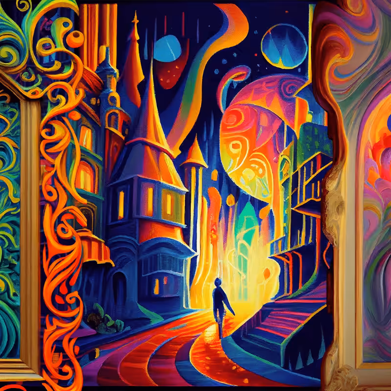 AI Psychedelic City #1