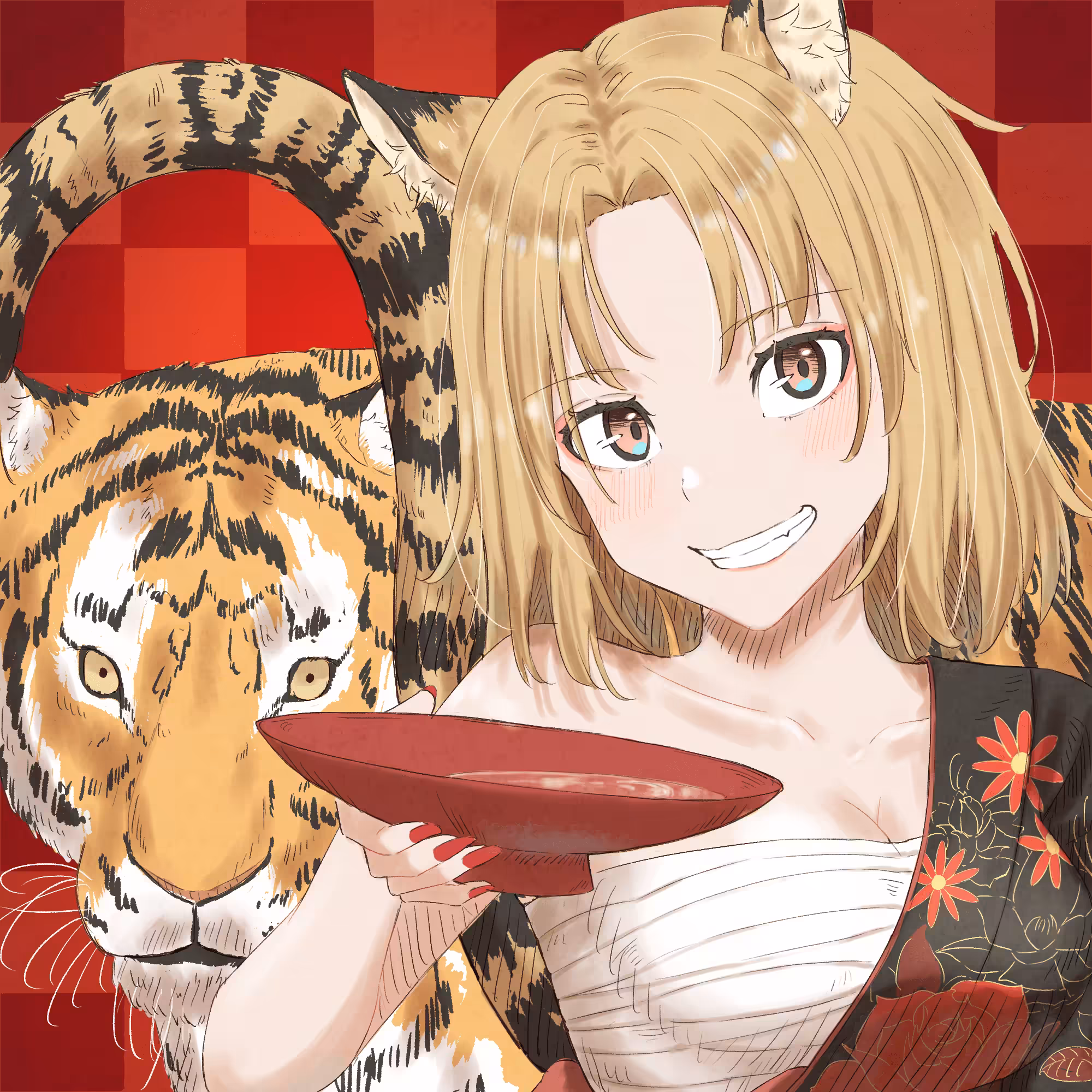 Furry Girl 006"New year tiger girl"